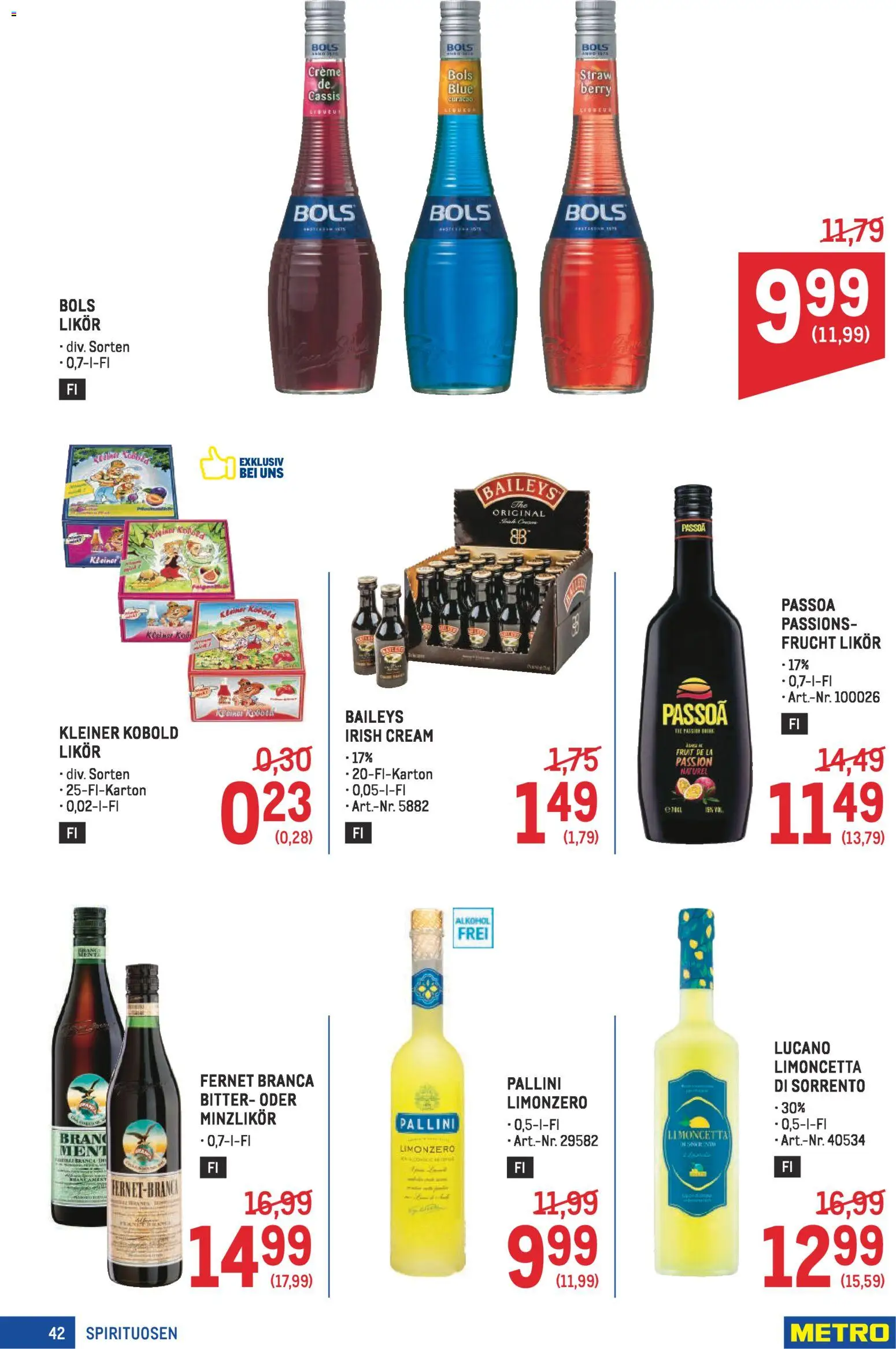 Metro Profi gültig ab 08.01.2026 | Seite: 42 | Produkte: Creme