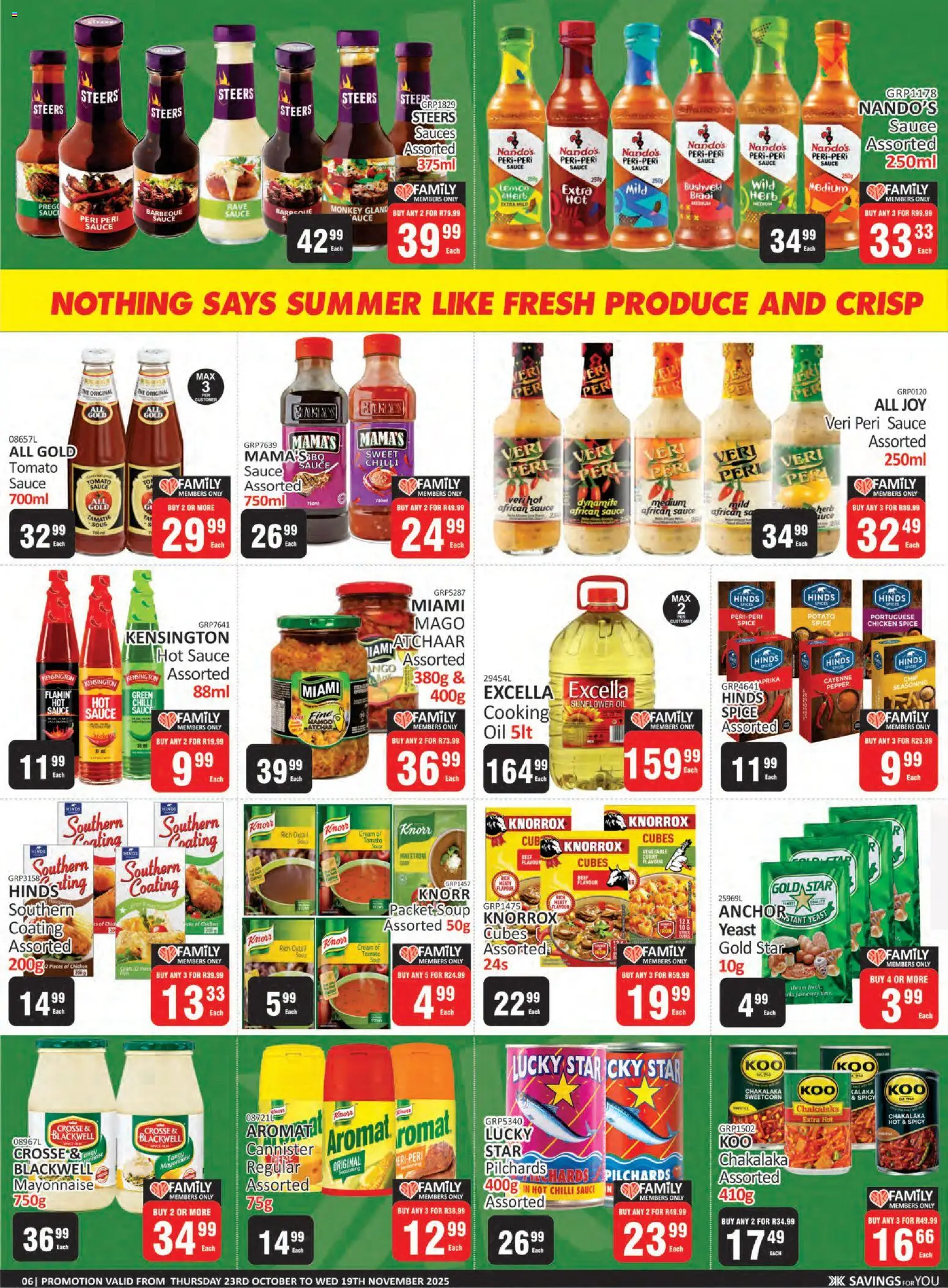 New KIT KAT Cash & Carry catalogue – valid from 23.10.2025 | Page: 6 | Products: Cannister, Chicken, Spices, Chilli