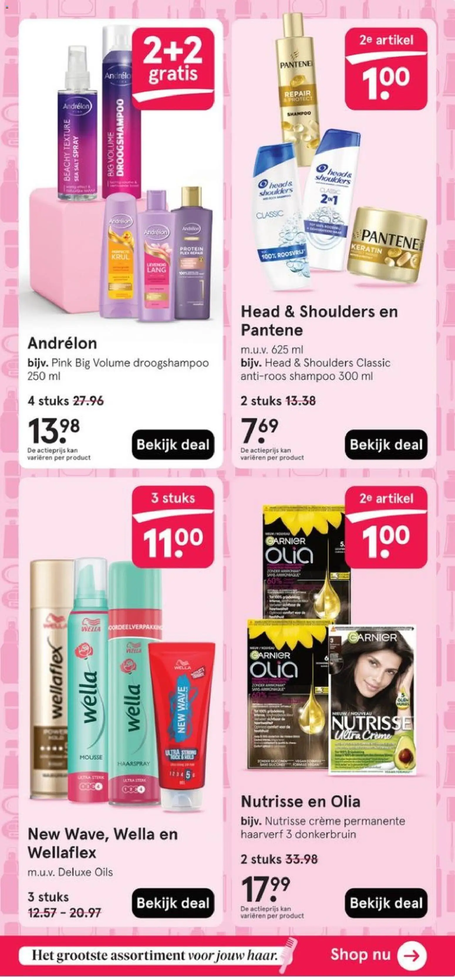{H1} | Pagina: 17 | Producten: Droogshampoo, Kan, Shampoo, Haarspray