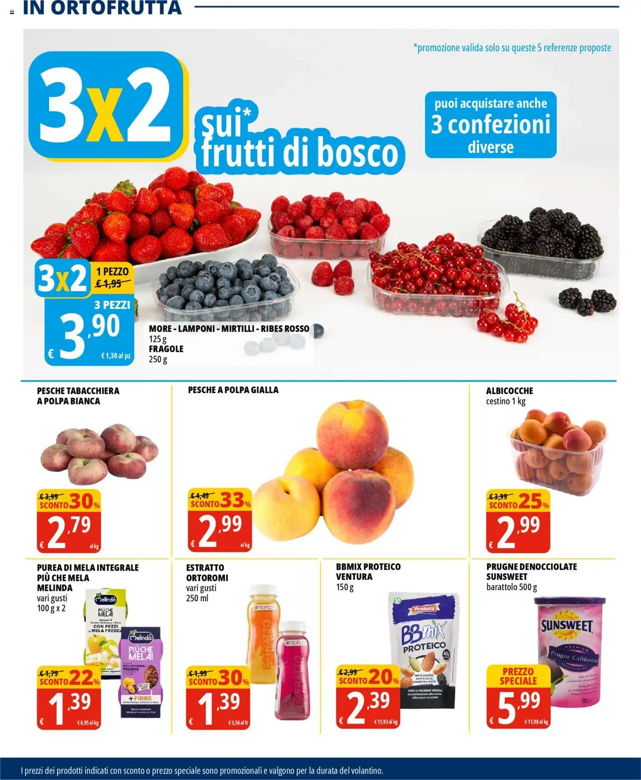 Volantino Tigros del 18.06.2025 | Pagina: 6 | Prodotti: Lamponi, Fragole, Mirtilli, Albicocche