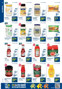 Náhled letáku Makro leták - Stabilně výhodná cena - maloobchod od 24.09.2025 | Strana: 34 | Produkty: Tatarská omáčka Hellmann's, Kečup, Majonéza, Sušená rajčata