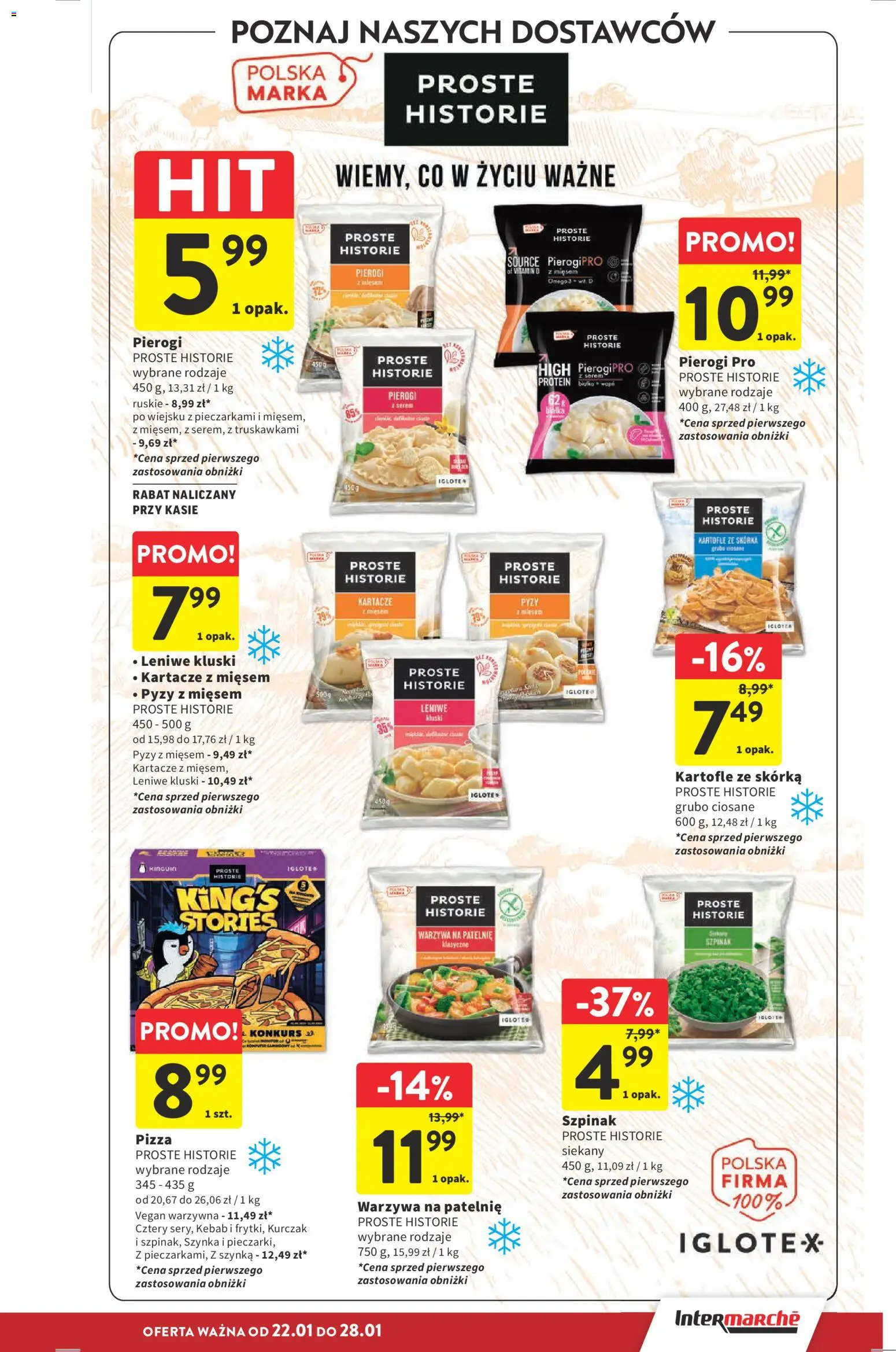 Intermarche Gazetka od 22.01.2026 | Strona: 21 | Produkty: Kebab, Szynka, Patelnie, Pizza