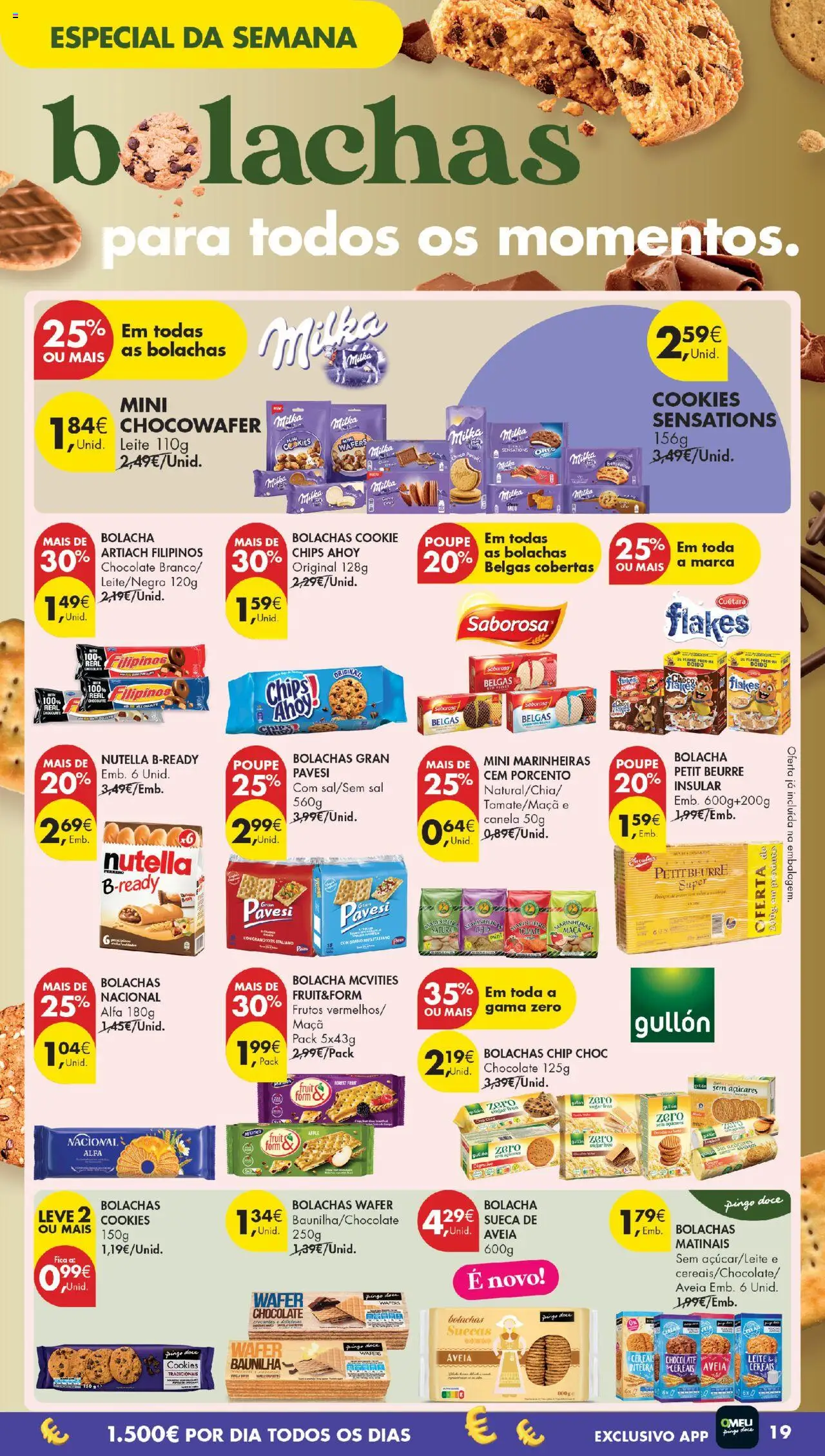 Pingo Doce Poupe Esta Semana Madeira │ válido de 21.10.2025 | Página: 19 | Produtos: Filipinos, Bolachas milka, Maça, Tomate