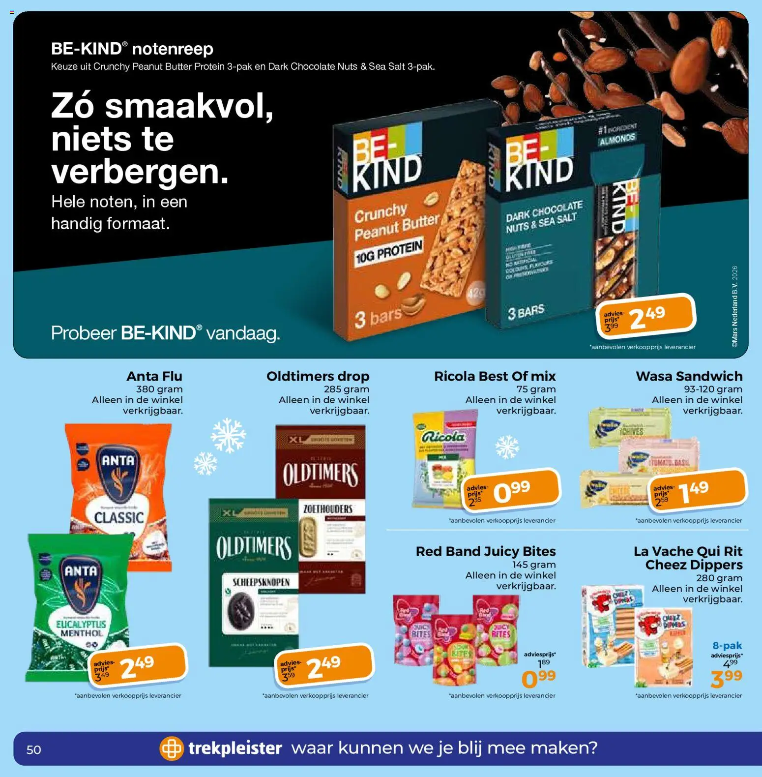 {H1} | Pagina: 50 | Producten: Sandwich, Mars, La