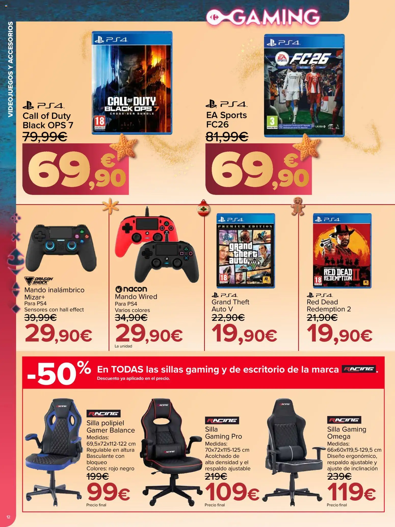 Carrefour folleto │ válido desde el 10.12.2025 | Página: 12 | Productos: Silla