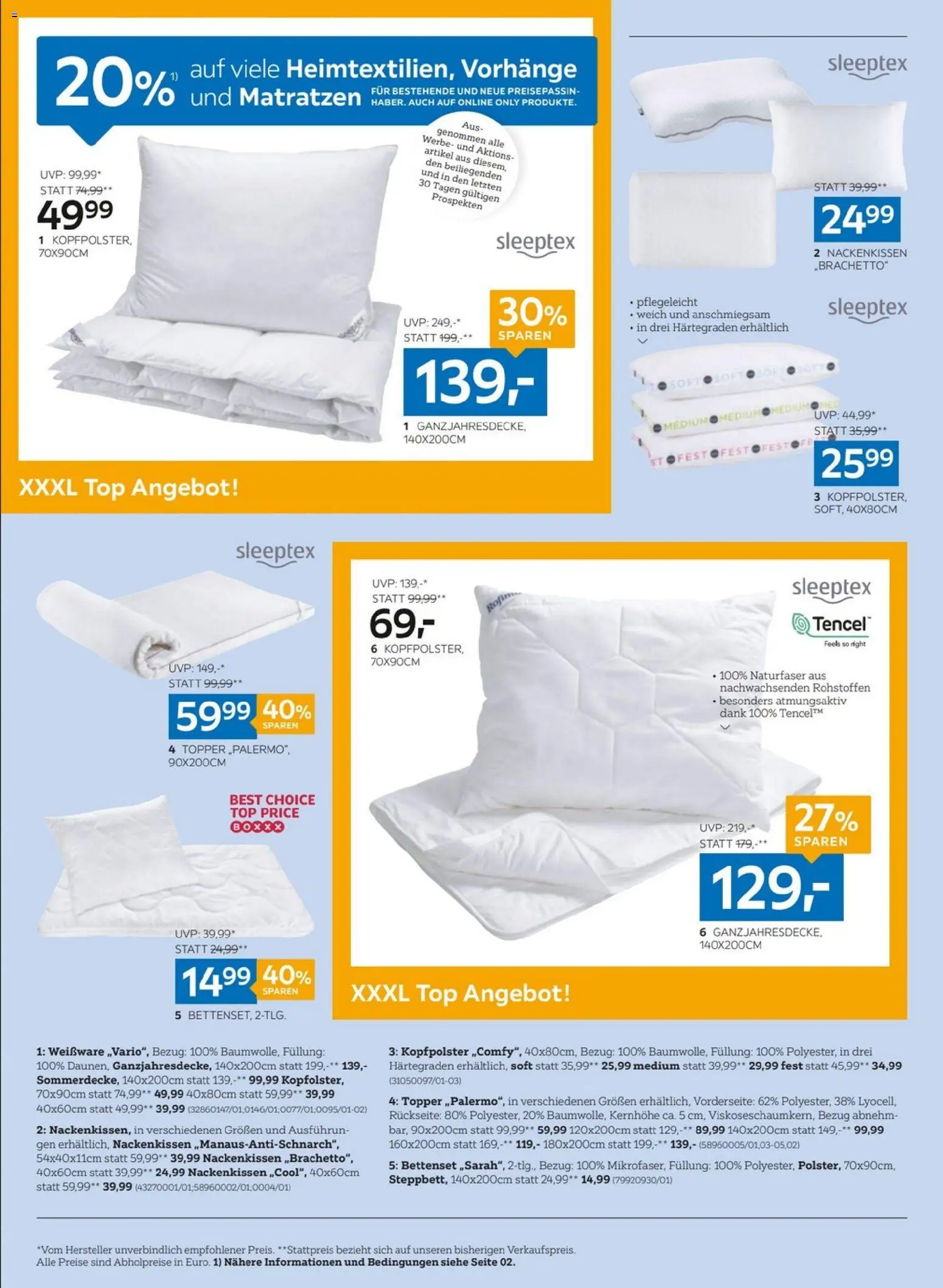 XXXLutz Heimtextilienwochen gültig ab 20.01.2026 | Seite: 6 | Produkte: Box