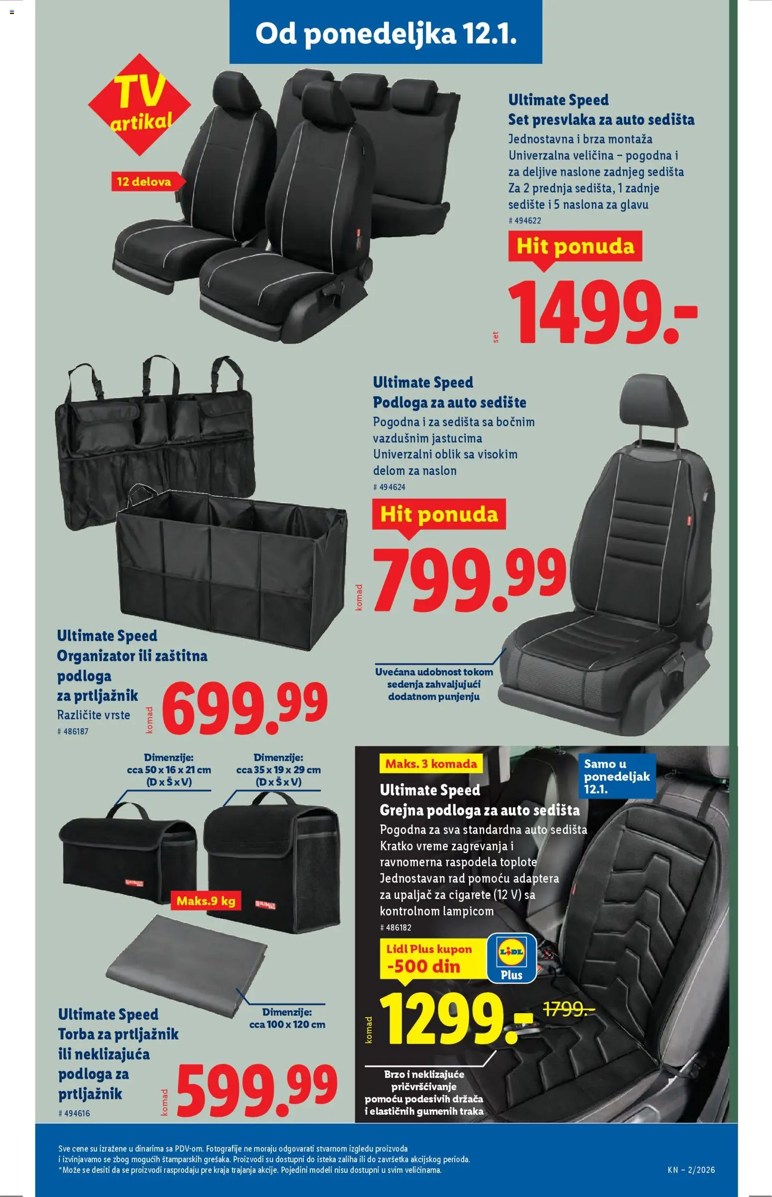 Lidl katalog - važi od 08.01.2026 | Strana: 73 | Proizvode: Torba, Auto sedište