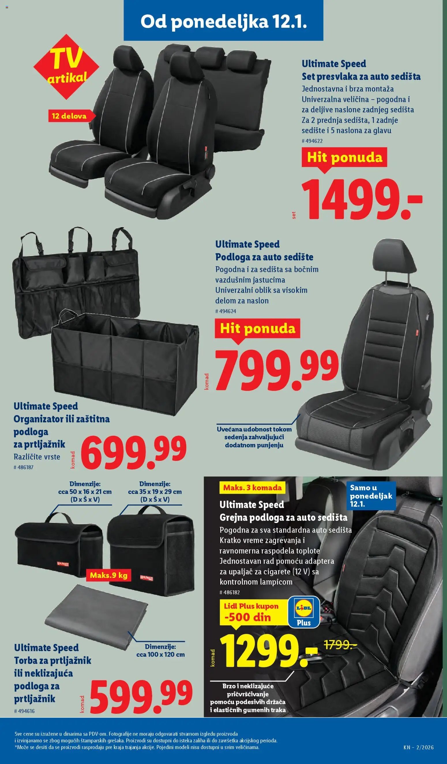Lidl katalog - važi od 08.01.2026 | Strana: 73 | Proizvode: Torba, Auto sedište