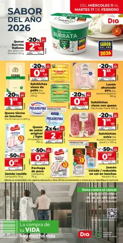 Vista previa Queso Burrata italiana, Queso Burrata italiana Dia Selección Mundial 150 g válido desde el 11.02.2026 | Página: 7