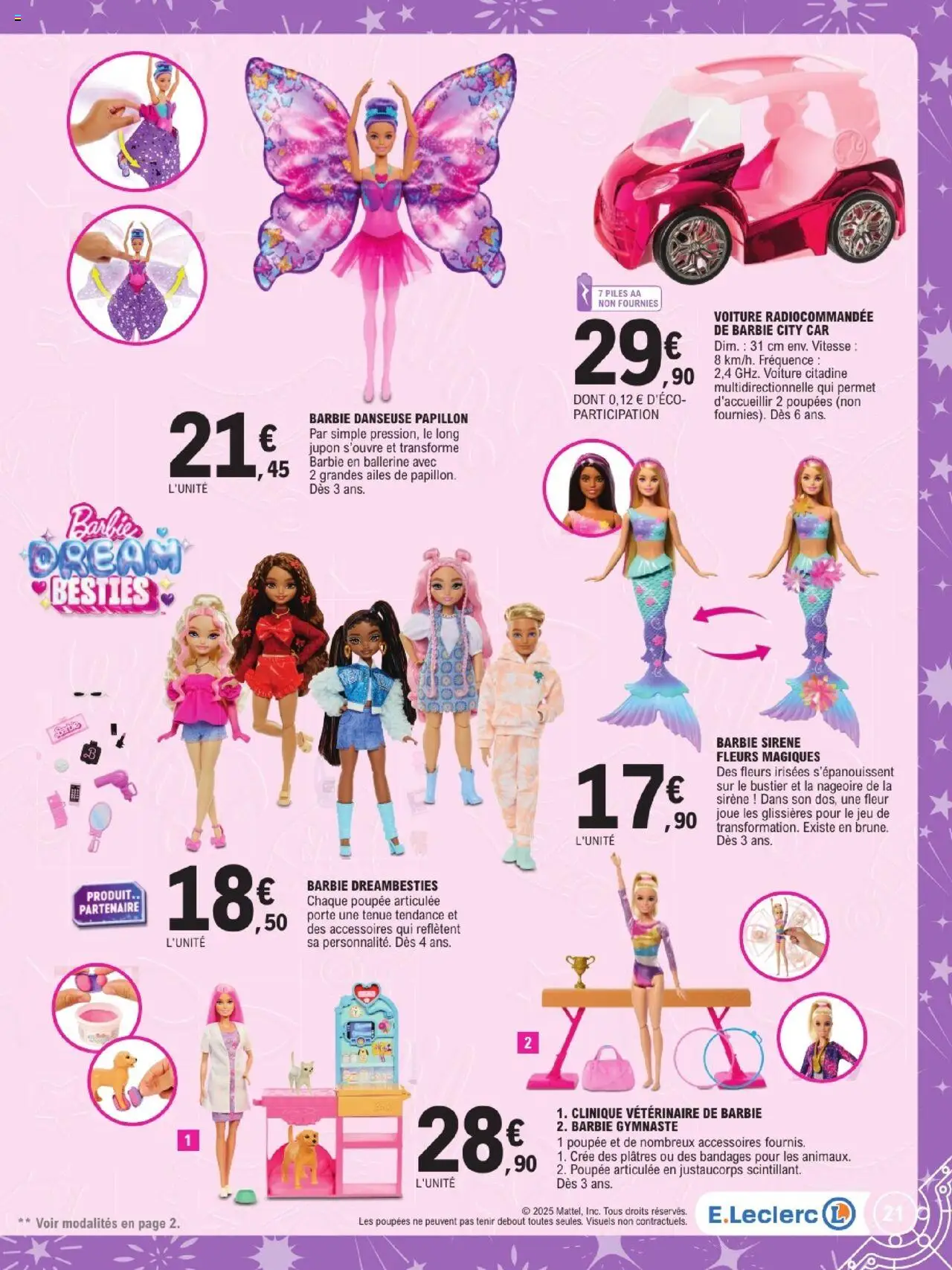 {H1} | Page: 21 | Produits: Poupée, Porte, Ballerine, Piles
