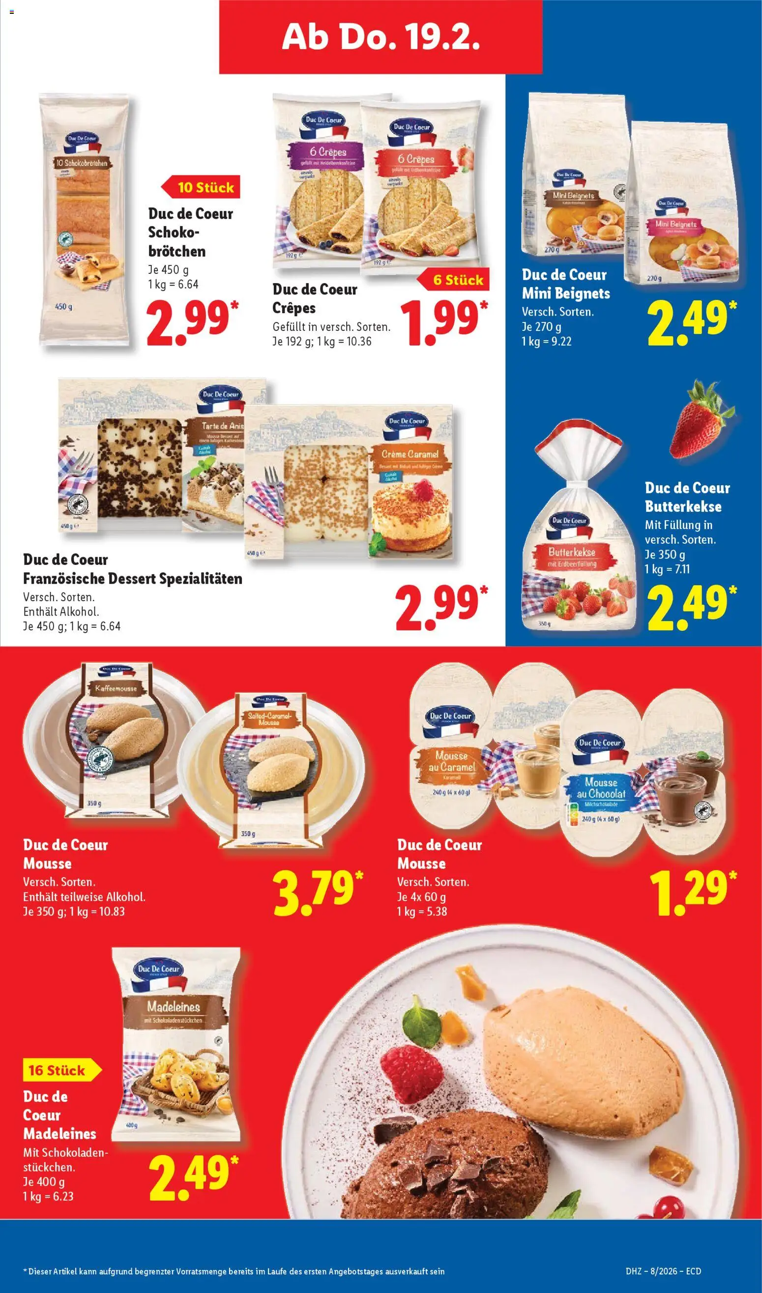 Lidl - Prospekt – gültig ab 16.02.2026 | Seite: 57 | Produkte: Creme, Butterkekse