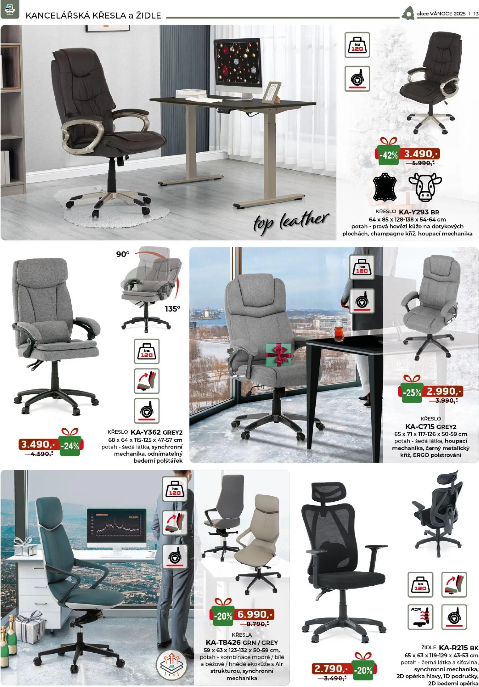 Jamall nábytek leták - Vánoce od 05.11.2025 | Strana: 13 | Produkty: Hovězí, Křeslo, Champagne, Židle