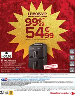 Carrefour Market - Prévisualisation de Carrefour Market Le mois vip 70% d'économies valide à partir de 24.02.2026 | Page: 2 | Produits: Frites, Air fryer, Couverture, Livre