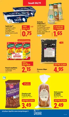LIDL - Prévisualisation de Chocolat au lait & noix de cajou, 3 x 100 g (1 kg = 11,63 €) valide à partir de 06.11.2025 | Page: 17