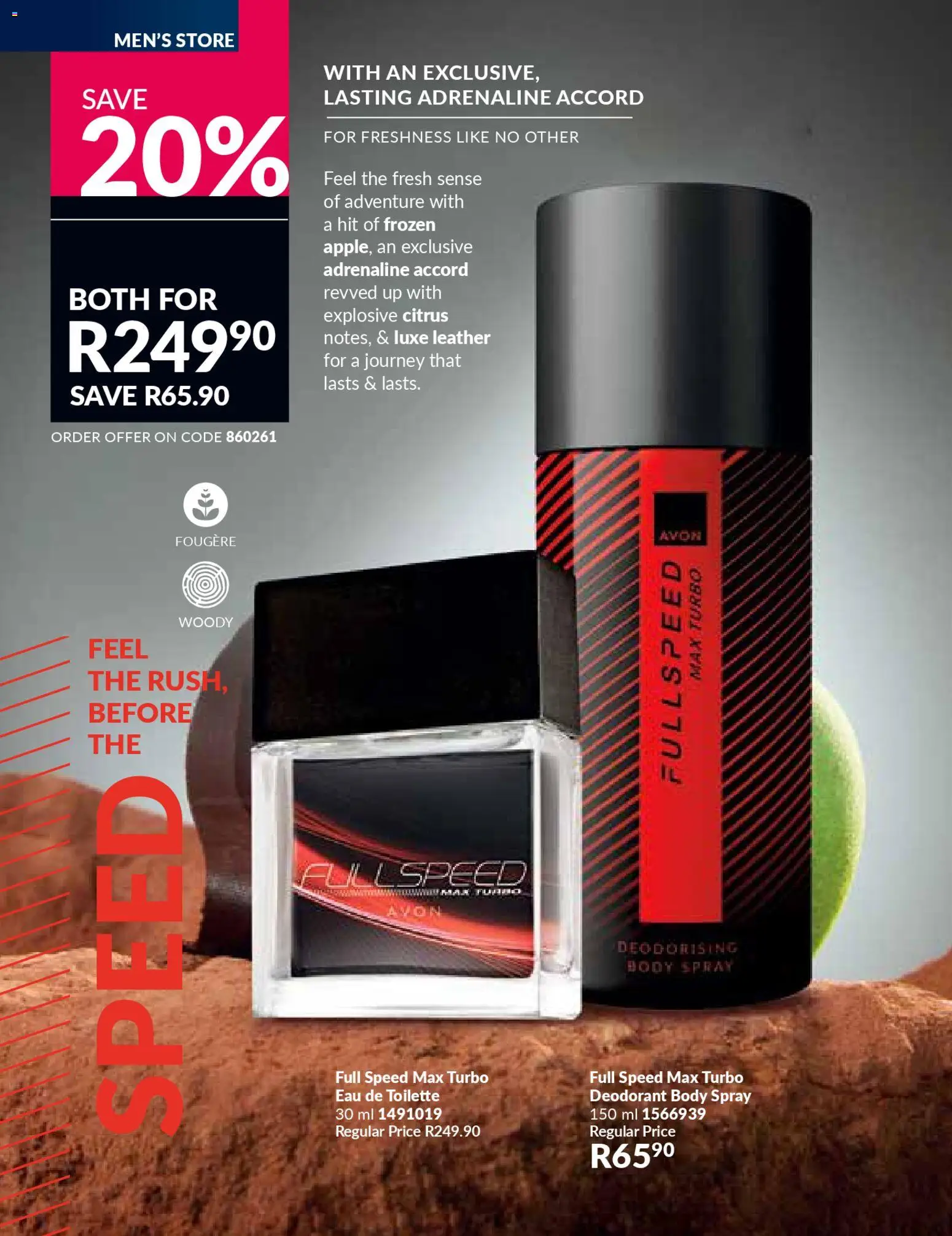 New Avon catalogue – valid from 01.01.2026 | Page: 102 | Products: Body spray, Eau de toilette, Deodorant