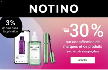 Offres - Prévisualisation de Notino valide à partir de 23.04.2026
