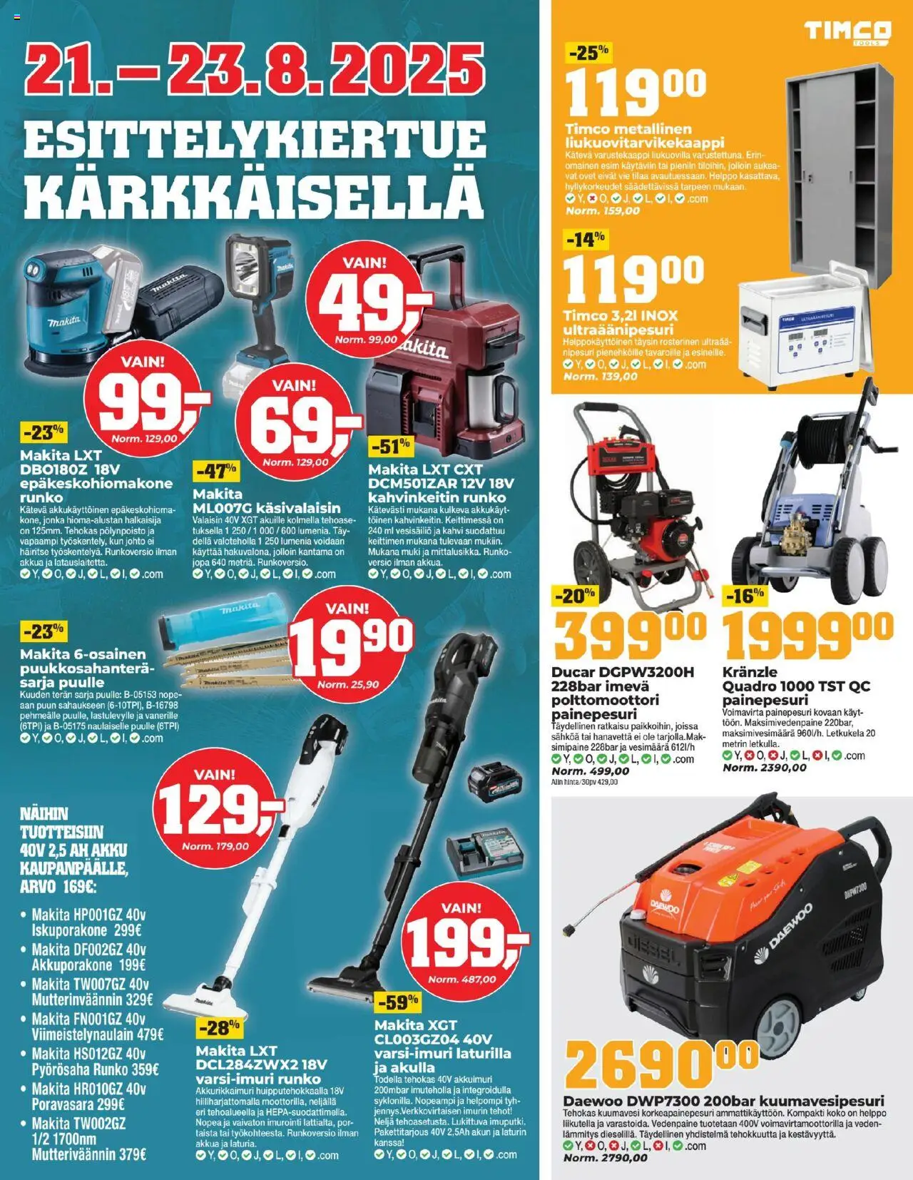  | Sivu: 17 | Tuotteet: Kahvinkeitin, Muki, Akku, Kahvi