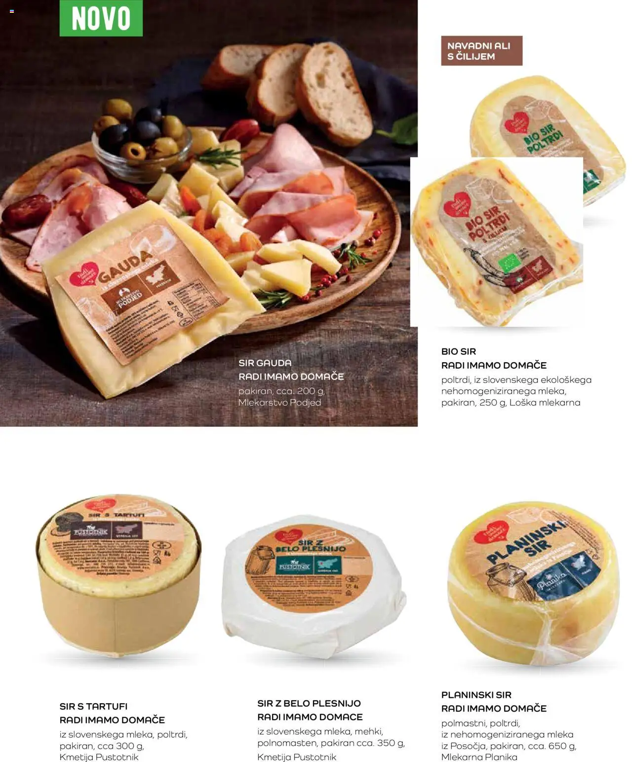 Novi Mercator katalog ponudbe – veljaven od 07.03.2024 | Stran: 15 | Izdelki: Gauda, Sir