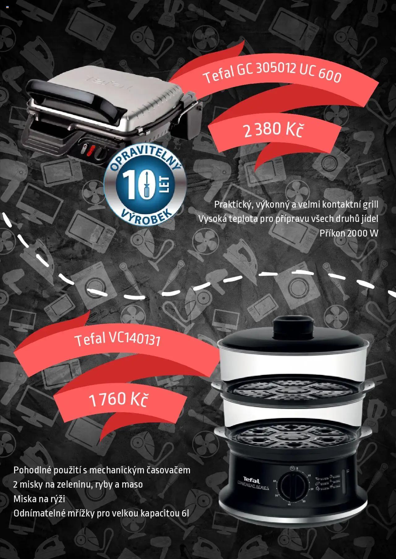 Elektro Oáza nabídka od 15.08.2025 | Strana: 2 | Produkty: Ryby, Rýži, Tefal, Maso