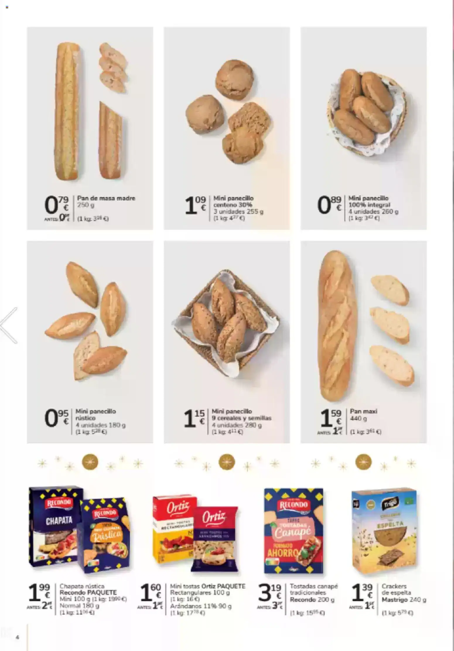 Consum folleto │ válido desde el 18.12.2025 | Página: 4 | Productos: Pan, Cereales