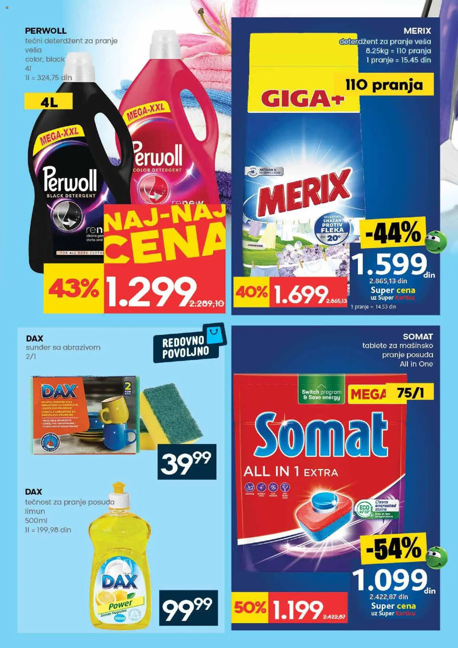 Roda katalog - važi od 26.02.2026 | Strana: 29 | Proizvode: Deterdžent, Tečni deterdžent, Somat, Limun