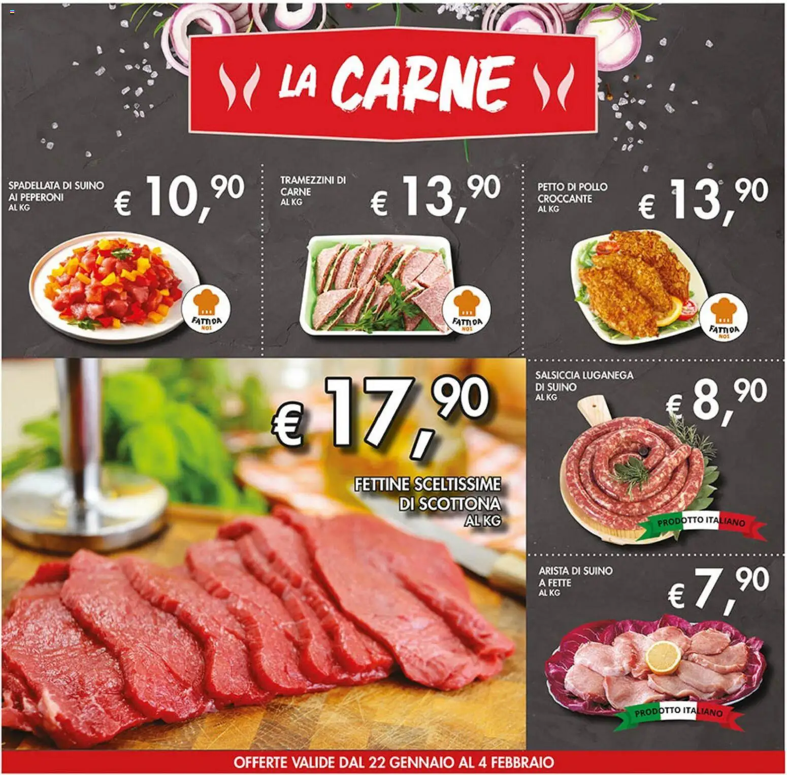Volantino Coal del 22.01.2026 | Pagina: 6 | Prodotti: Petto di Pollo, Pollo, Peperoni, Salsiccia