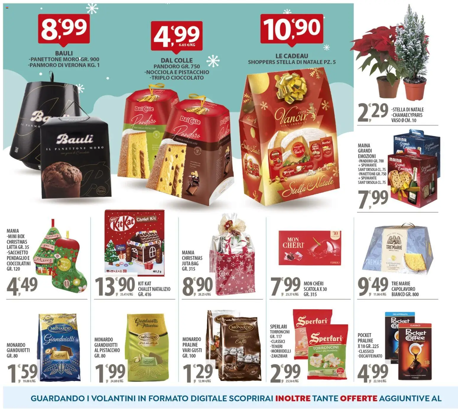Volantino SISA del 25.11.2025 | Pagina: 10 | Prodotti: Cioccolato, Pandoro, Spumante, Cioccolatini