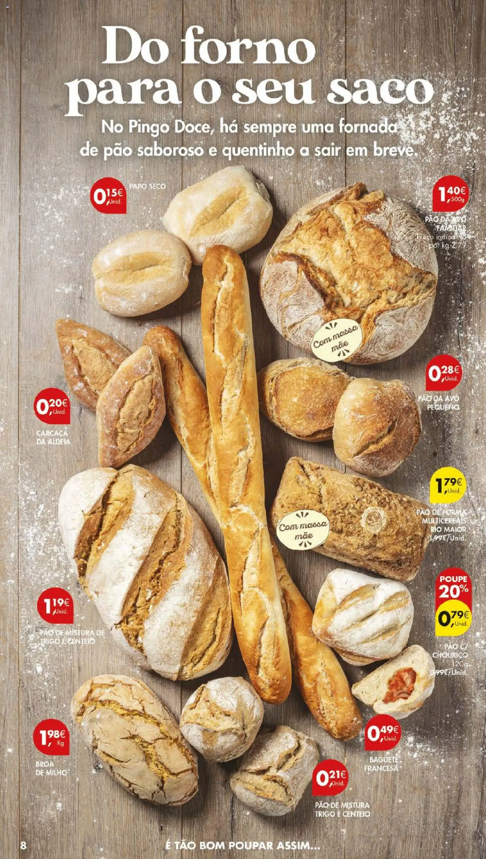 Pingo Doce folheto │ válido de 11.11.2025 | Página: 10 | Produtos: Pão de forma, Centeio, Chouriço, Massa