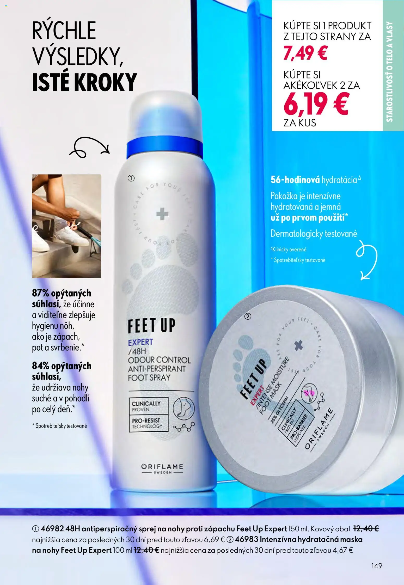Nové Oriflame akcie – leták je platný od 11.02.2026 | Strana: 149 | Produkty: Maska, Antiperspirant