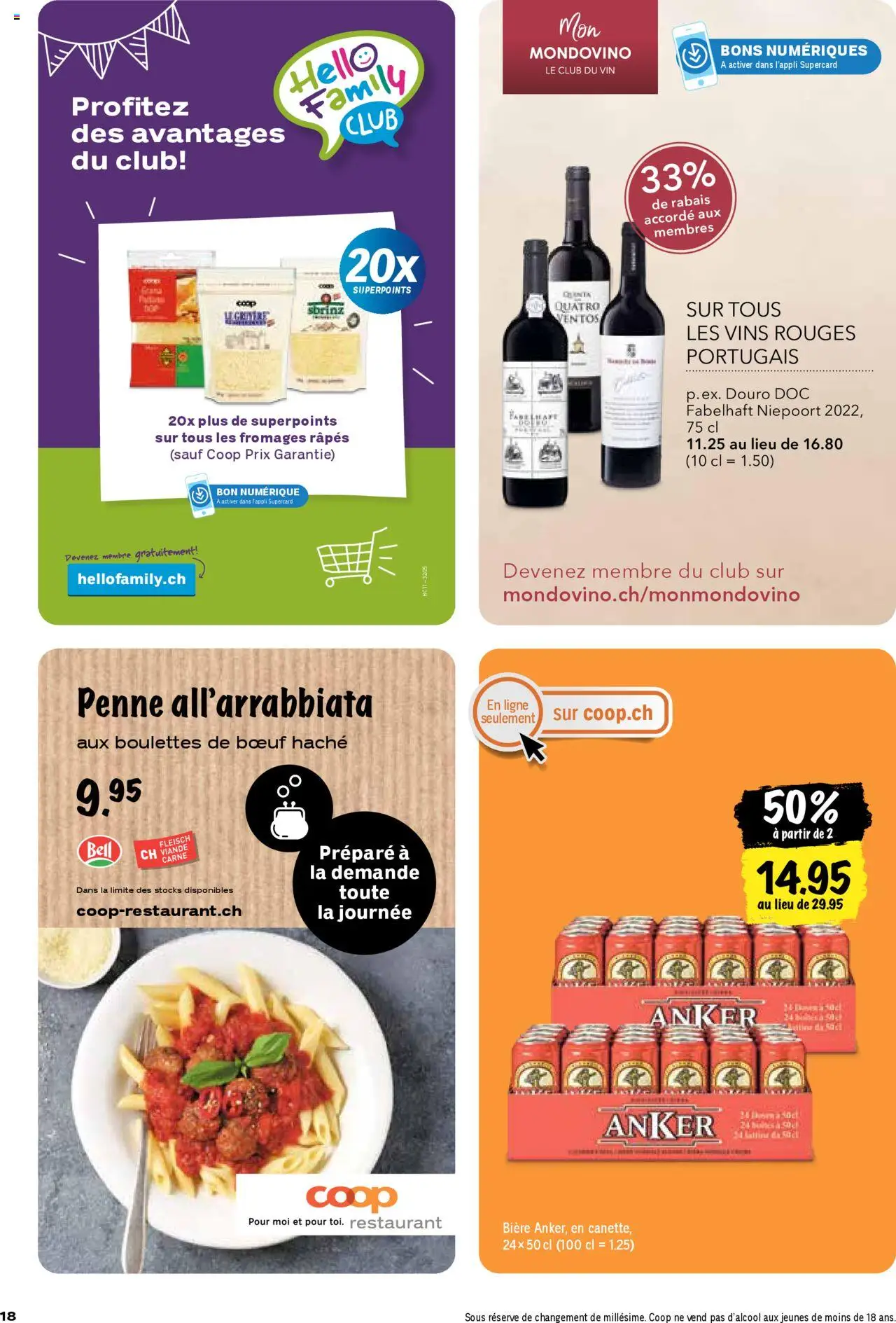 Coop - Les actions de la semaine ab 07.08.2025 | Seite: 18 | Produkte: Pasta
