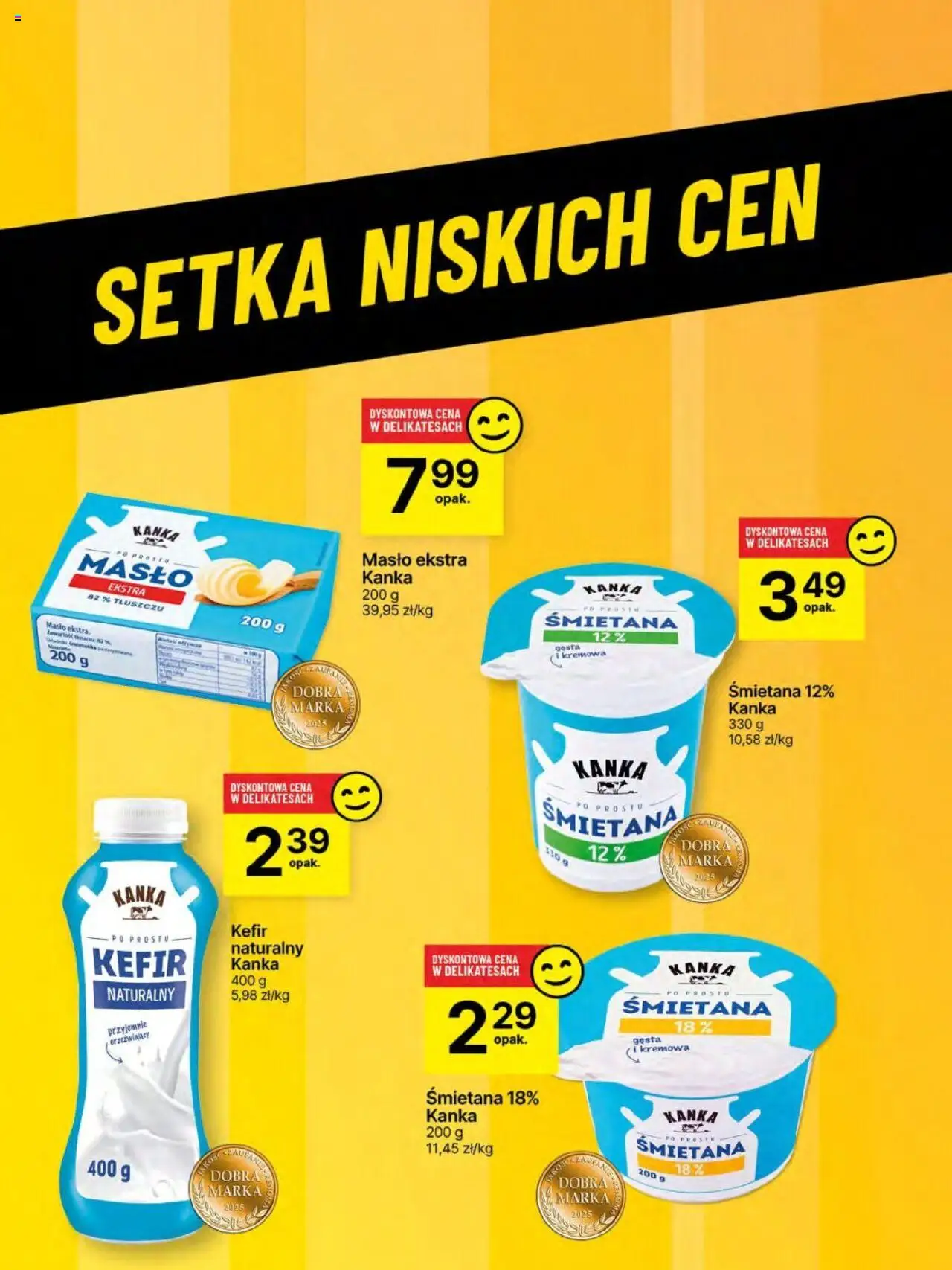 Delikatesy Centrum Gazetka od 29.05.2025 | Strona: 49 | Produkty: Kefir, Kefir naturalny, Masło, Śmietana