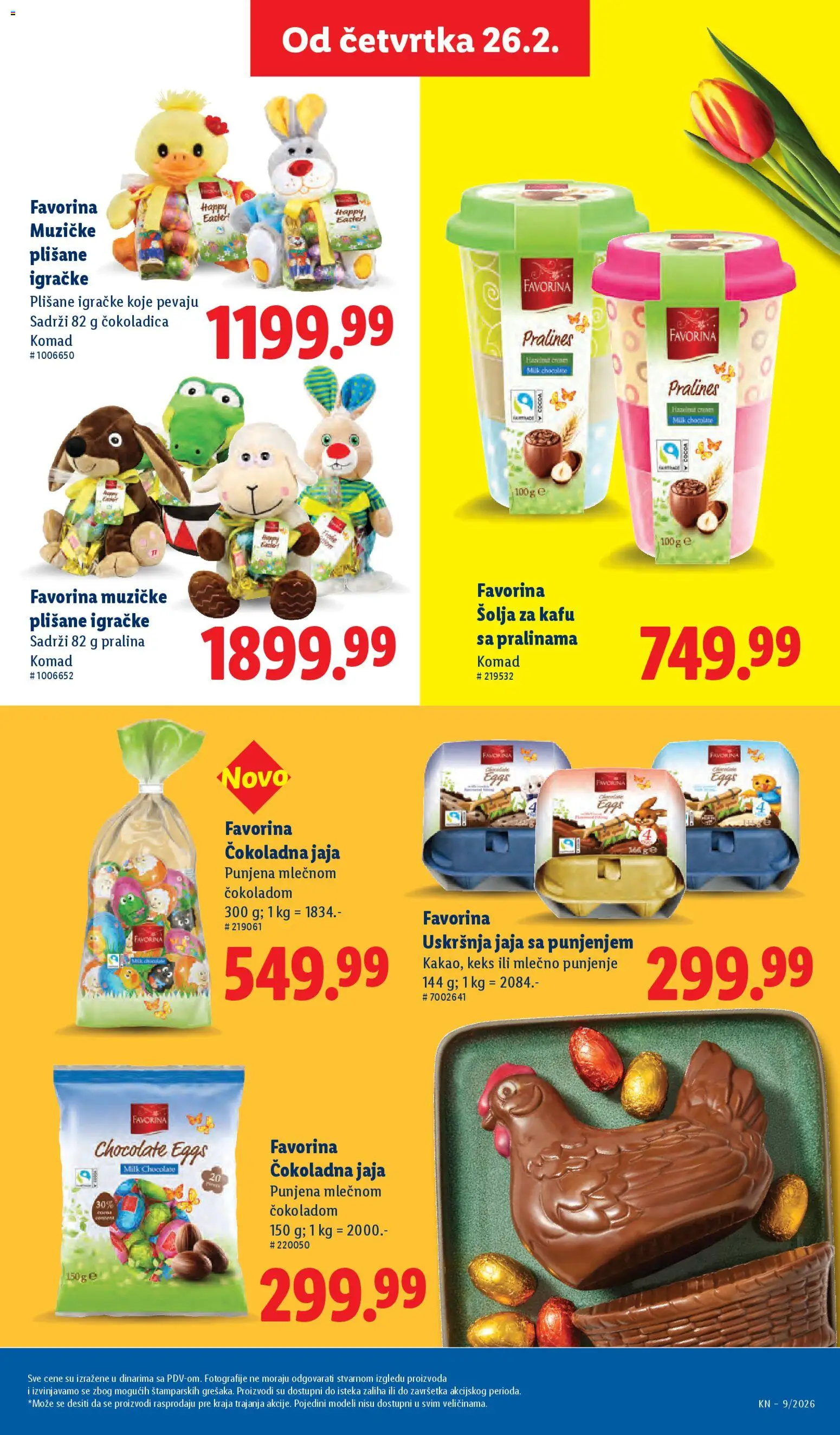 Lidl katalog - važi od 26.02.2026 | Strana: 45 | Proizvode: Keks, Šolja, Jaja