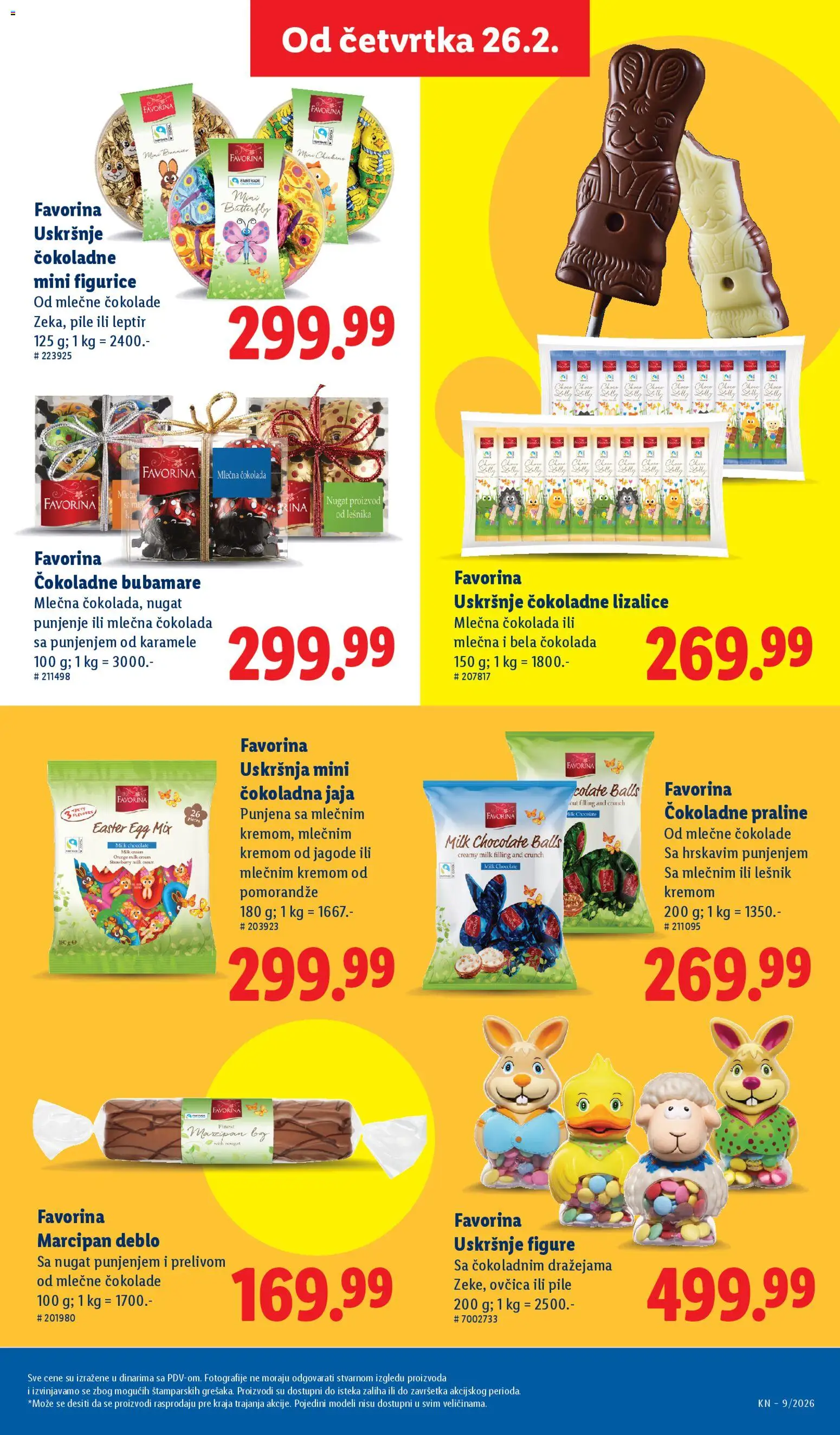 Lidl katalog - važi od 26.02.2026 | Strana: 45 | Proizvode: Keks, Šolja, Jaja