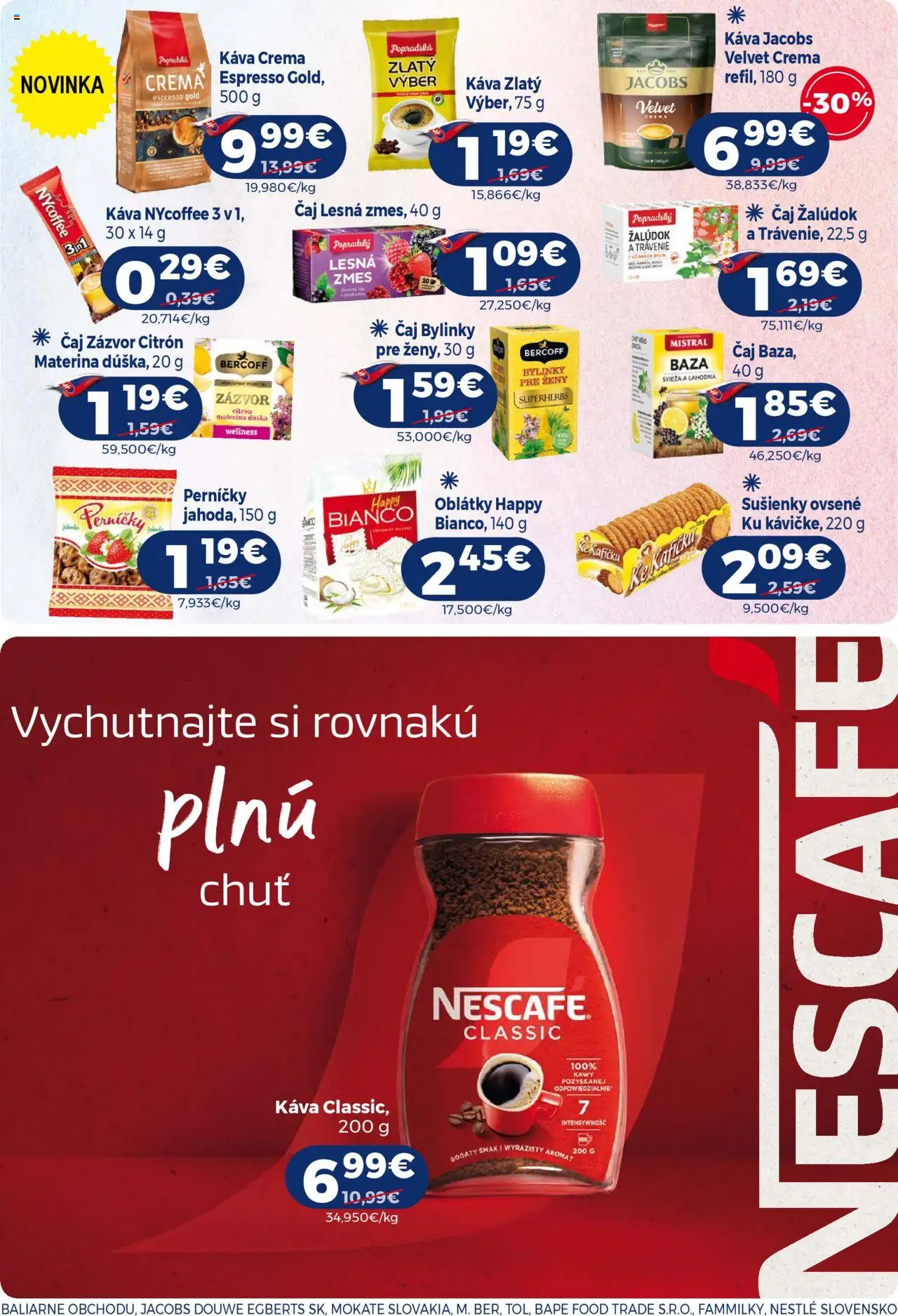 Nové Milk Agro akcie – leták je platný od 15.10.2025 | Strana: 8 | Produkty: Zázvor, Káva, Čaj