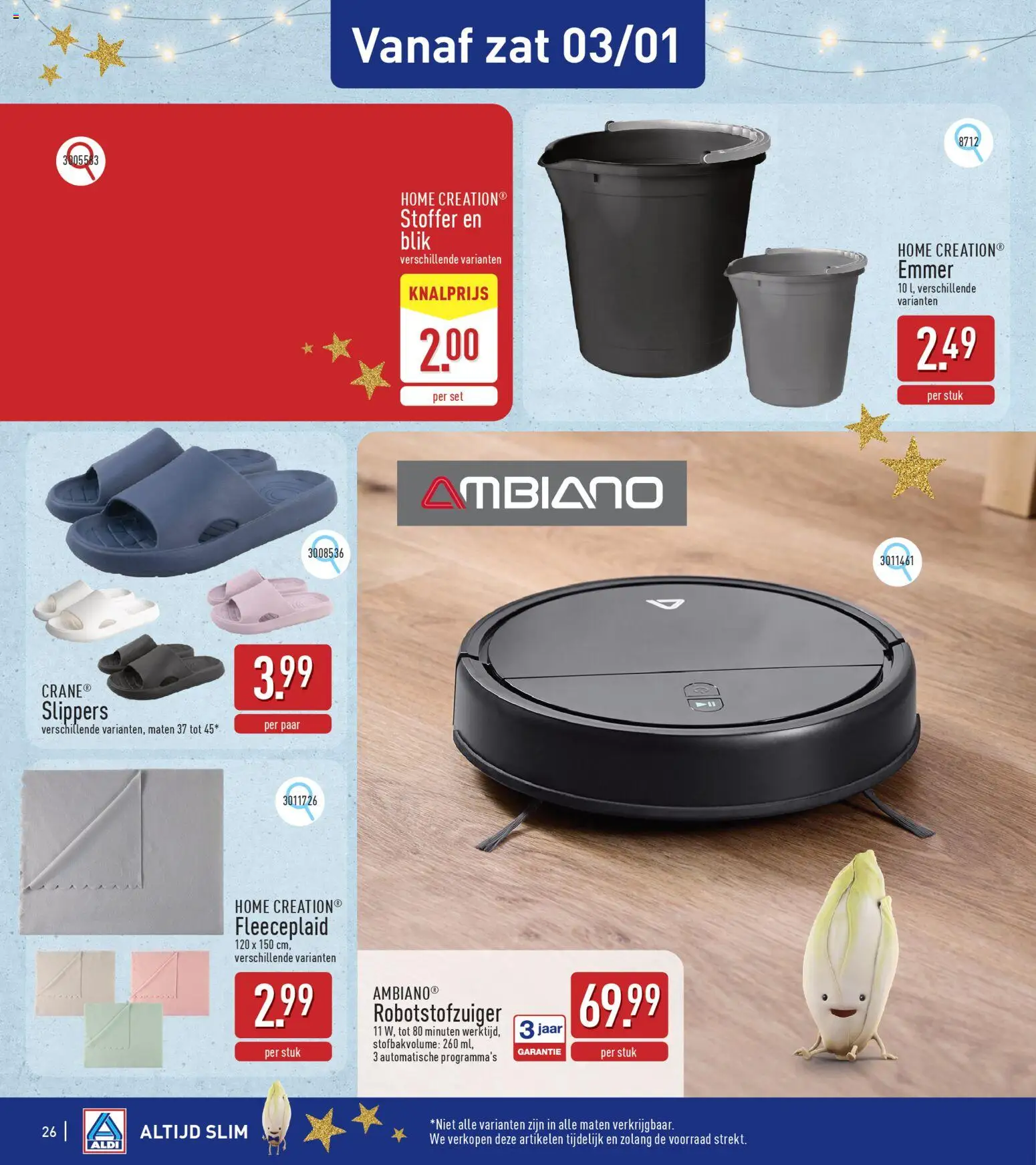 {H1} | Pagina: 26 | Producten: Slippers