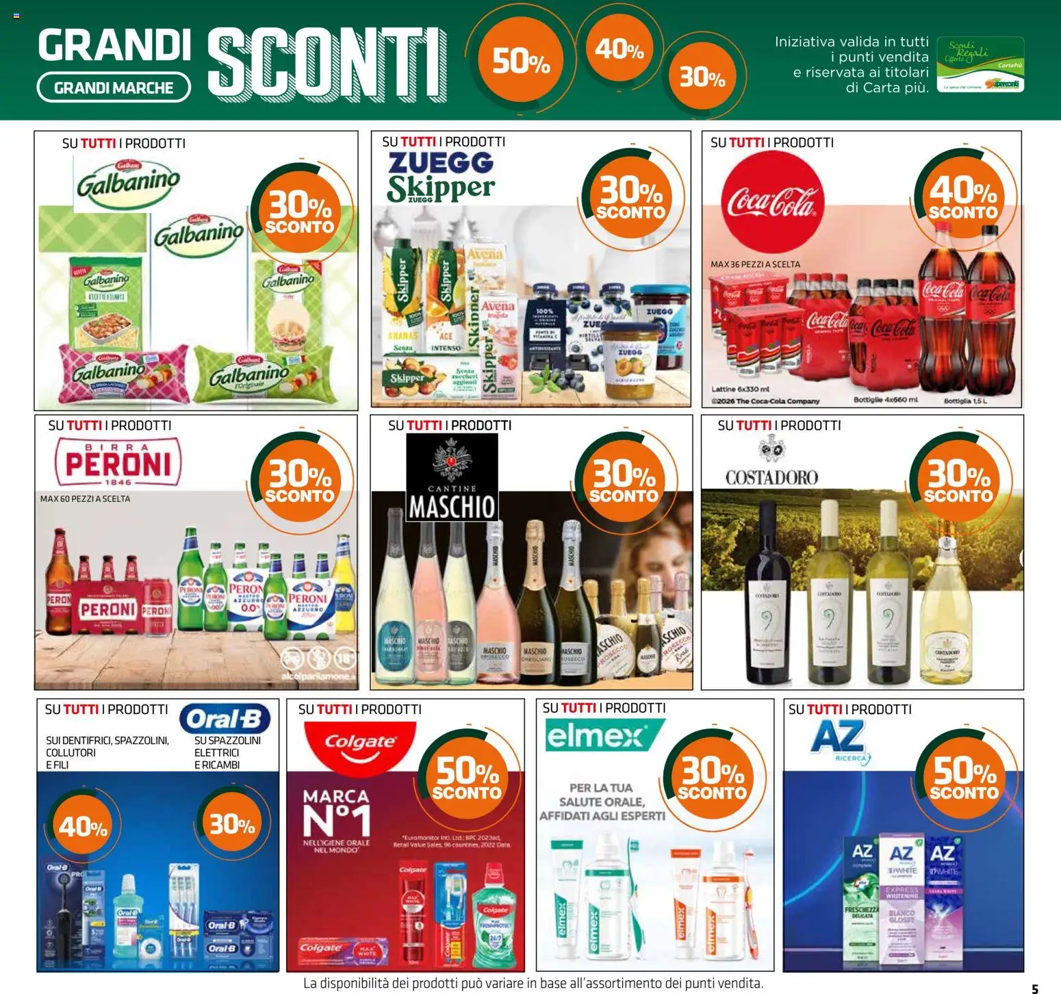 Volantino Superconti del 12.02.2026 | Pagina: 5 | Prodotti: Ananas, The, Bottiglia, Coca Cola