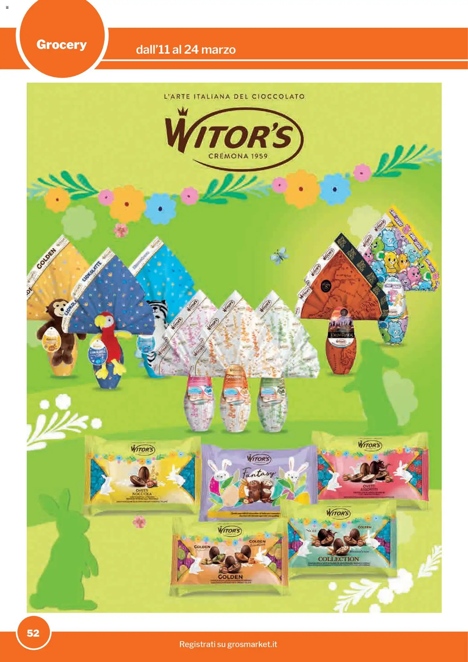 Volantino Sogegross del 11.03.2026 | Pagina: 52 | Prodotti: Cioccolato