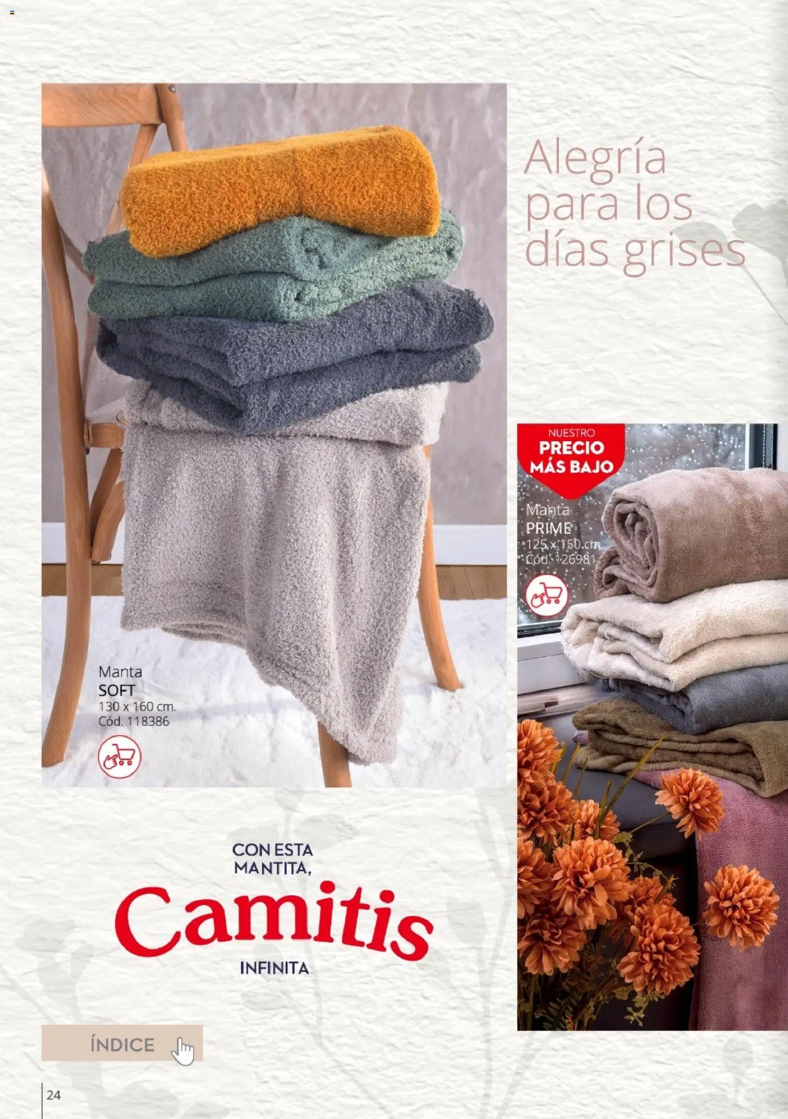 Conforama - Guía de textil 2026 │ válido desde el 05.02.2026 | Página: 24 | Productos: Manta
