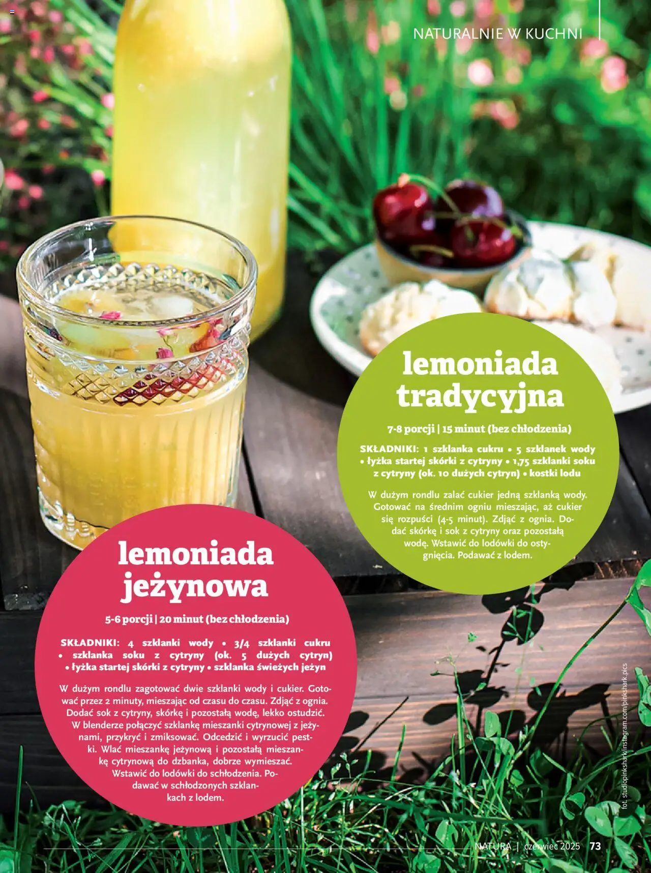 Drogerie Natura Gazetka - Magazyn Klubu Natura 06 od 01.06.2025 | Strona: 73 | Produkty: Szklanka, Sok, Szklanki, Cukier