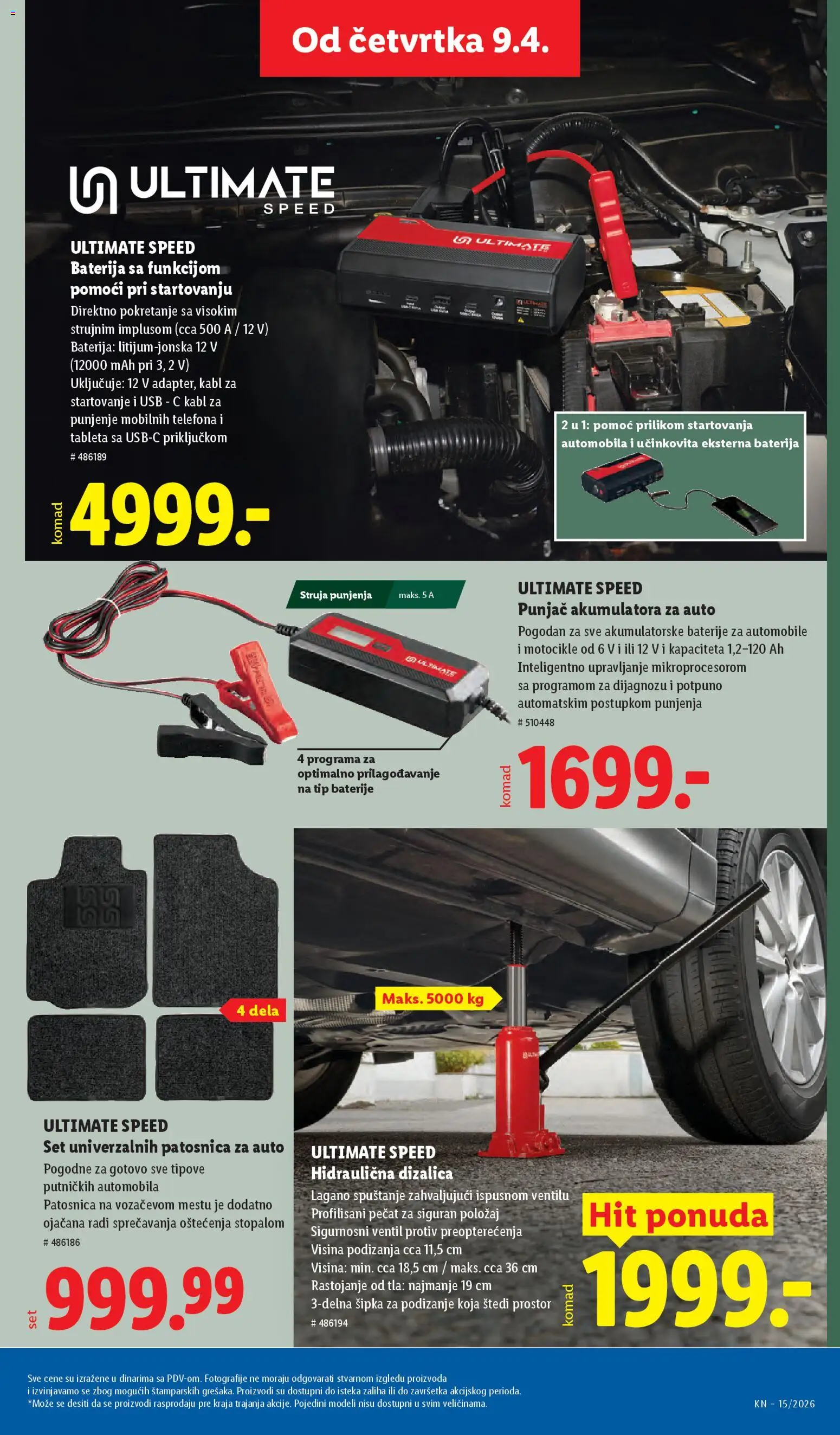 Lidl katalog - važi od 09.04.2026 | Strana: 83 | Proizvode: Baterija, Kabl, USB, Baterije