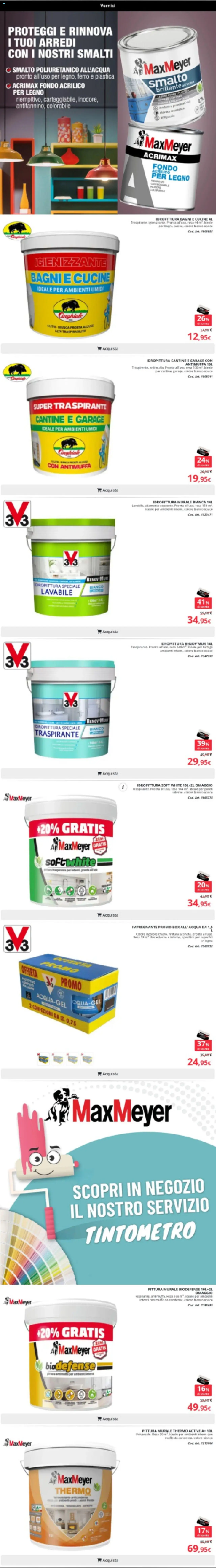 Volantino Brico io del 06.09.2025 | Pagina: 16 | Prodotti: Cucine, Acqua, Impregnante, Pittura