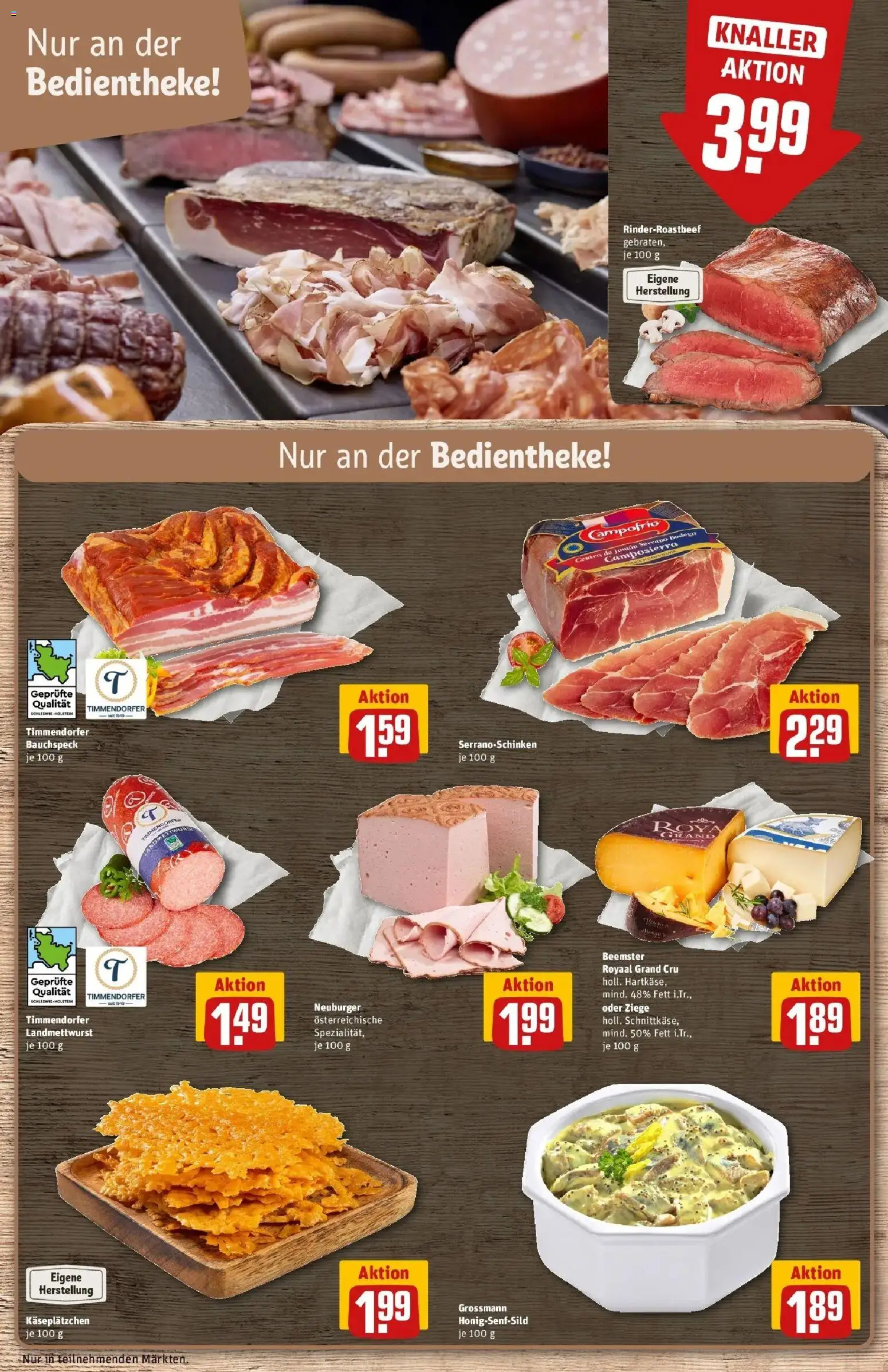 Rewe Prospekt Werther	 – gültig ab 30.03.2026 | Seite: 13 | Produkte: Roastbeef, Salami