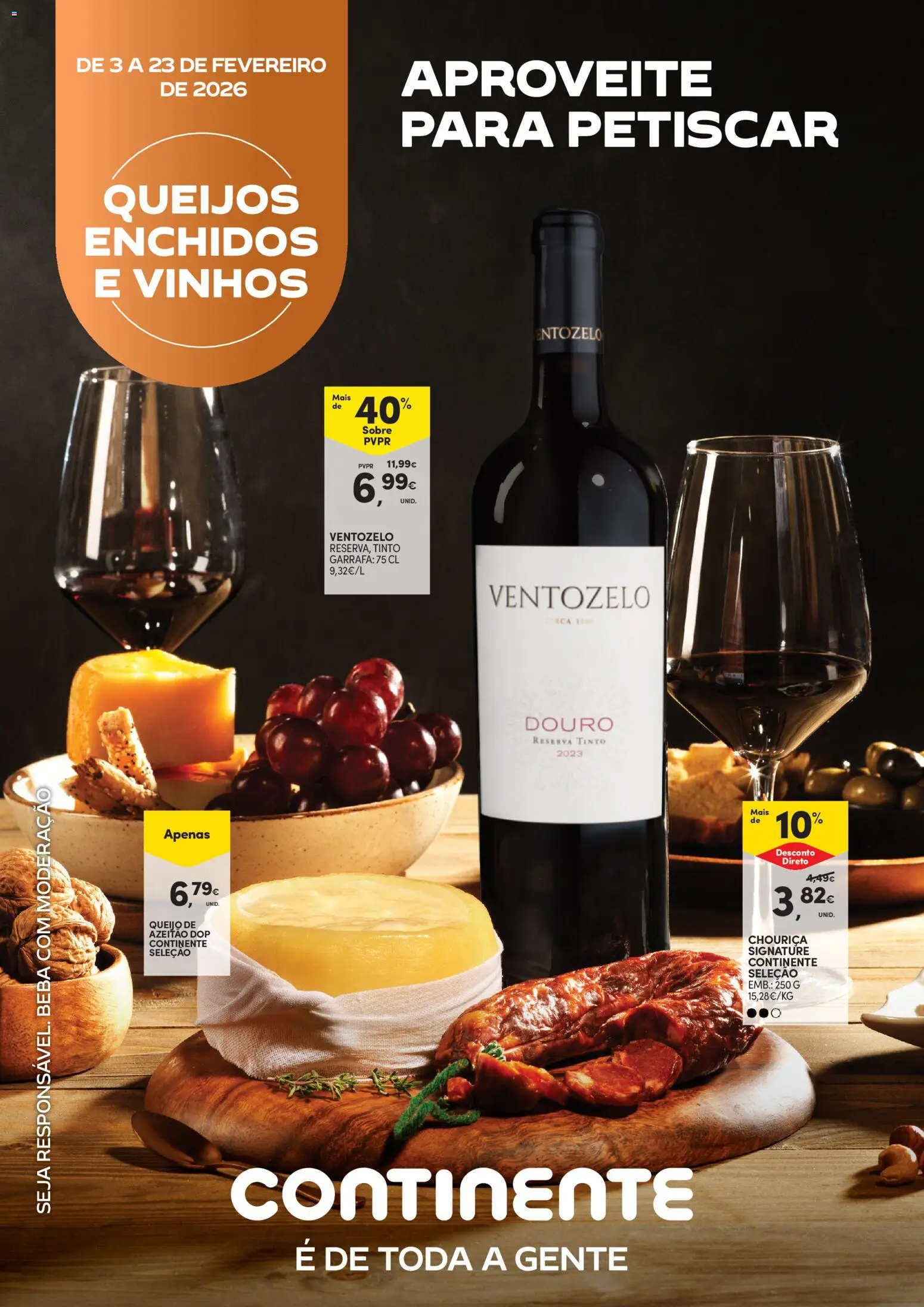 Continente - Açores Queijos, Enchidos e Vinhos │ válido de 03.02.2026 | Página: 1 | Produtos: Queijo