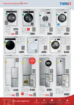 Vista previa Tien 21 folleto válido desde el 07.01.2026 | Página: 3 | Productos: Lavadora, Secadora, Combi