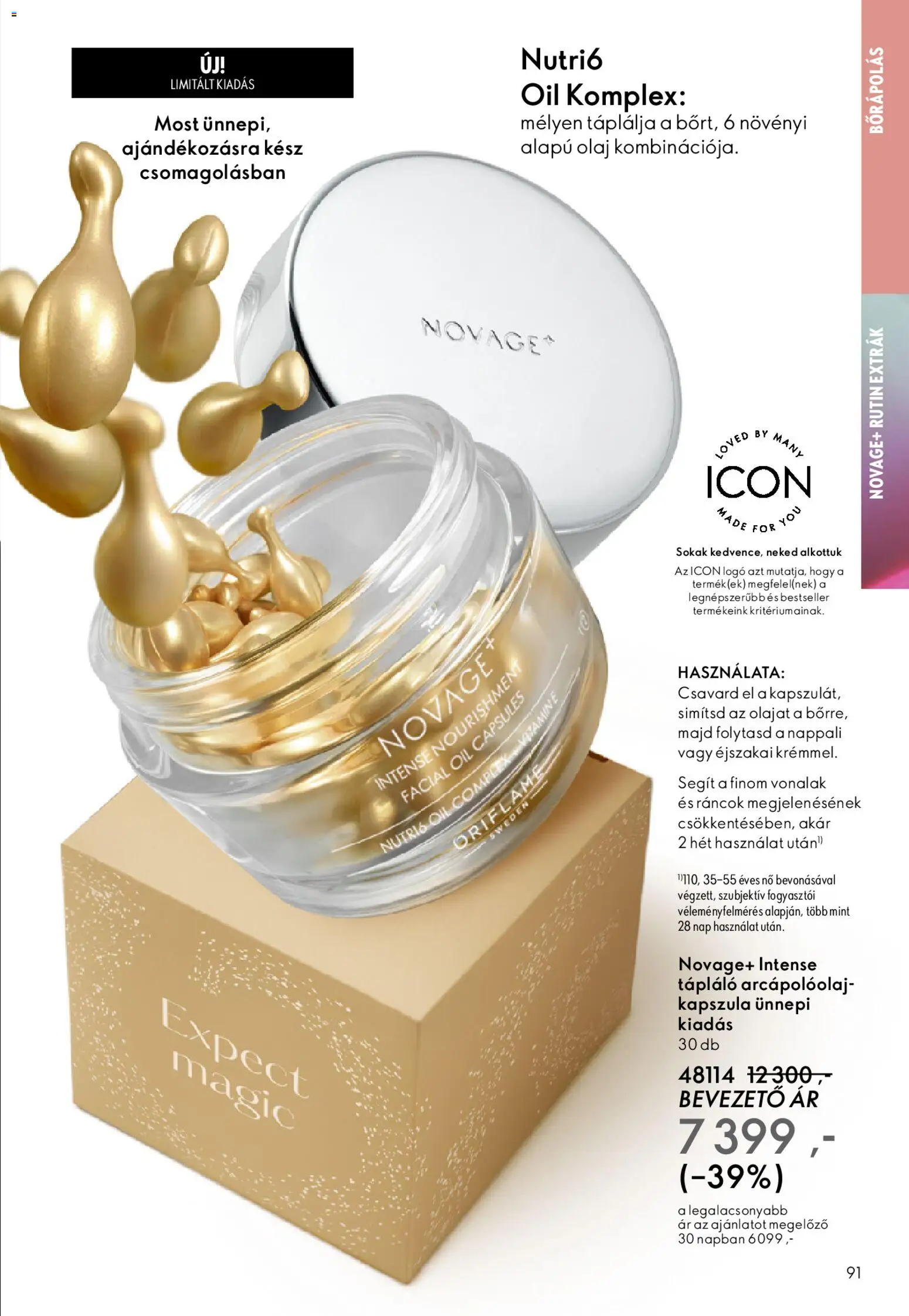 Oriflame akciós ujság - amely érvényes a következő dátumtól: 03.12.2025 | Oldal: 91 | Termékek: Olaj