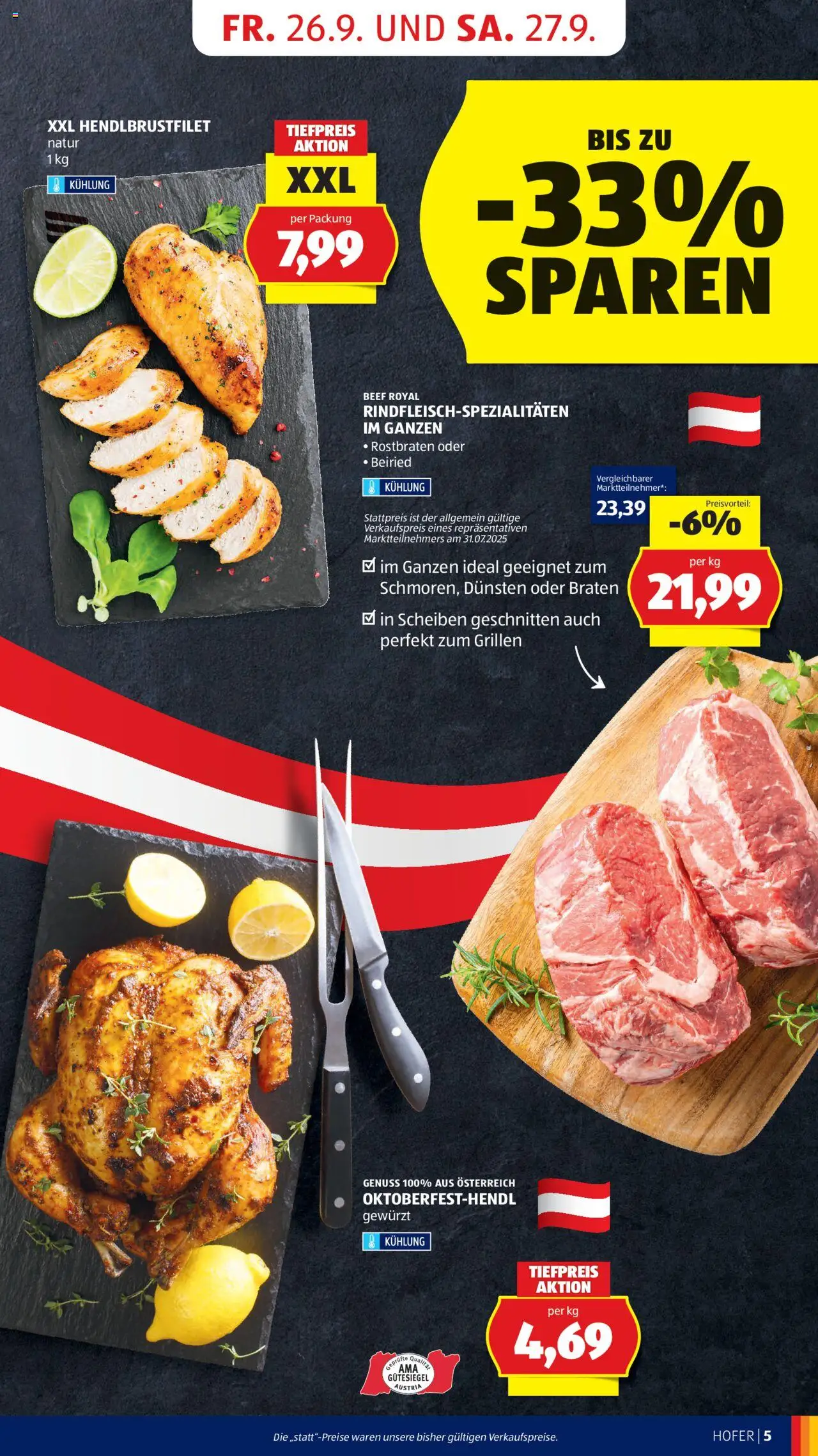 Hofer Flugblatt gültig ab 26.09.2025 | Seite: 7