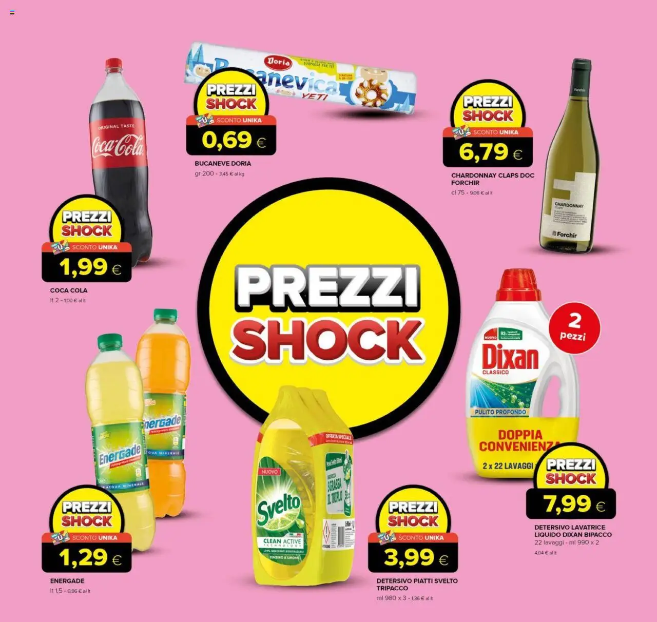 Volantino Tigre del 21.08.2025 | Pagina: 3 | Prodotti: Acqua, Limone, Acqua minerale, Coca Cola