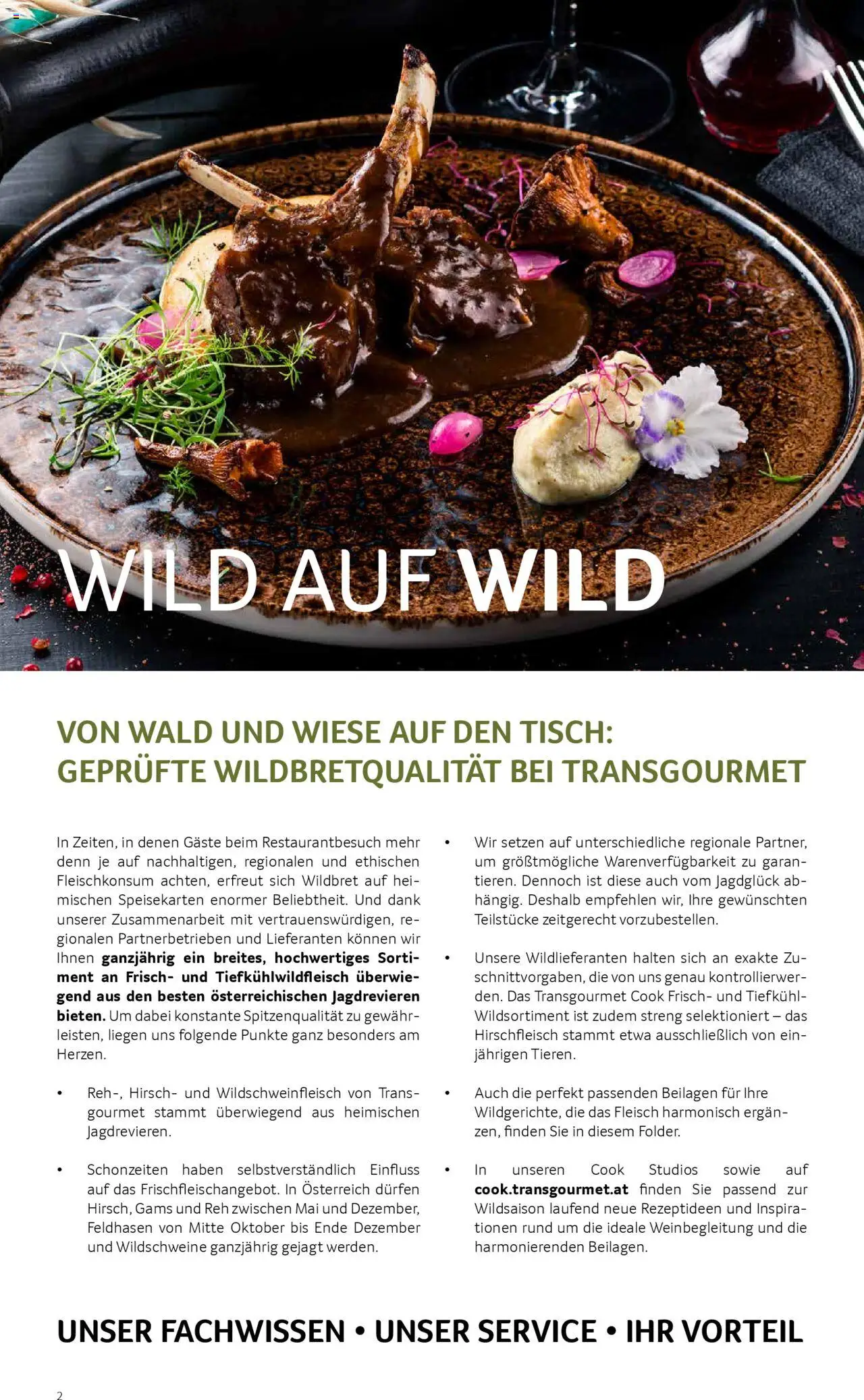 Transgourmet Zeit für wilde Gennusmomente gültig ab 01.09.2025 | Seite: 2 | Produkte: Tisch