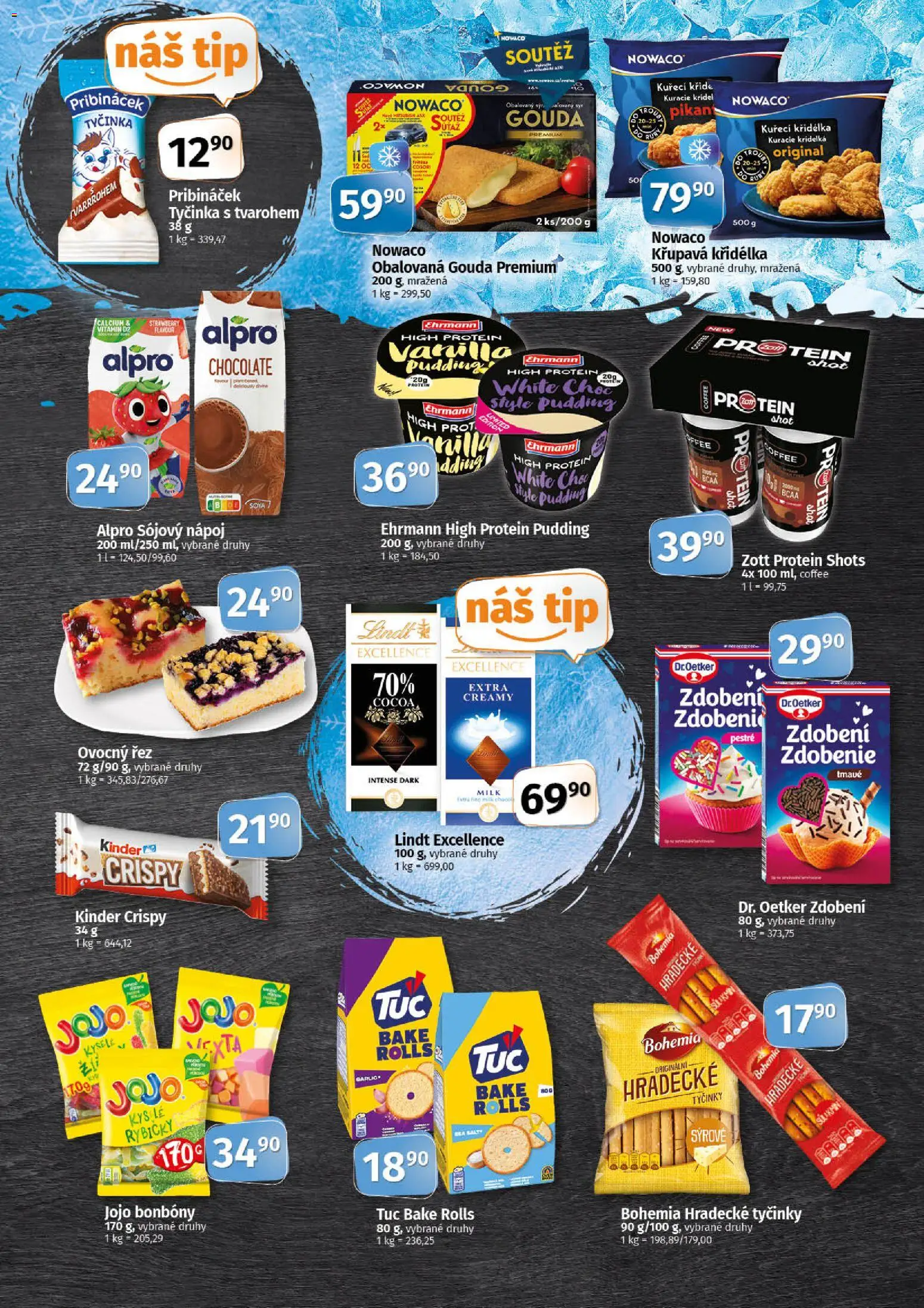 Coop leták - Tip Extra od 26.11.2025 | Strana: 3 | Produkty: Sýr, Pribináček, Tyčinky, Hradecké tyčinky