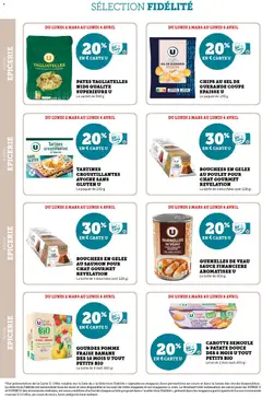 Hyper U - Prévisualisation de Hyper U - Ma sélection Carte U mars valide à partir de 02.03.2026 | Page: 20